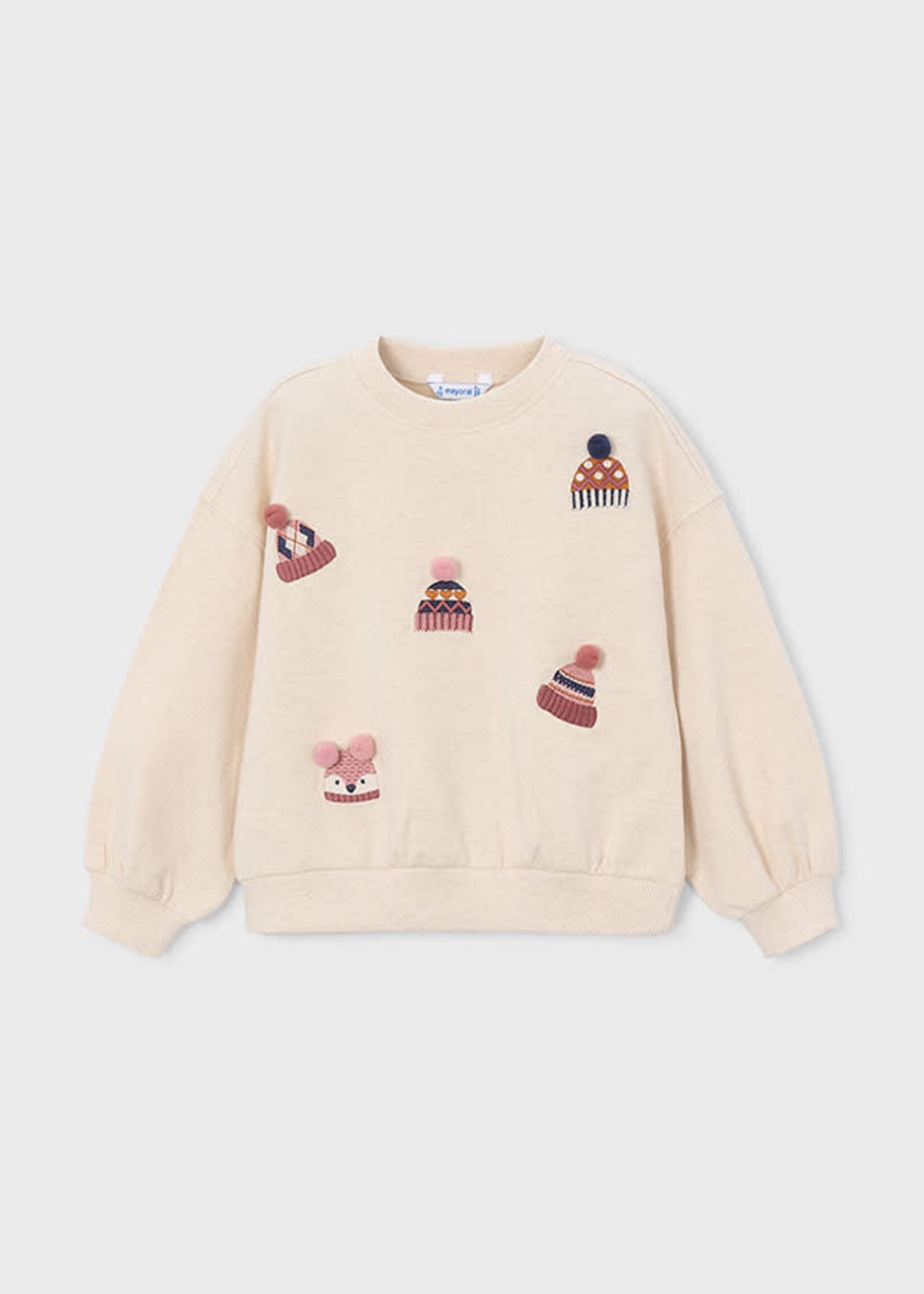Mayoral Mayoral Embroidered pullover seed v - 26 04405