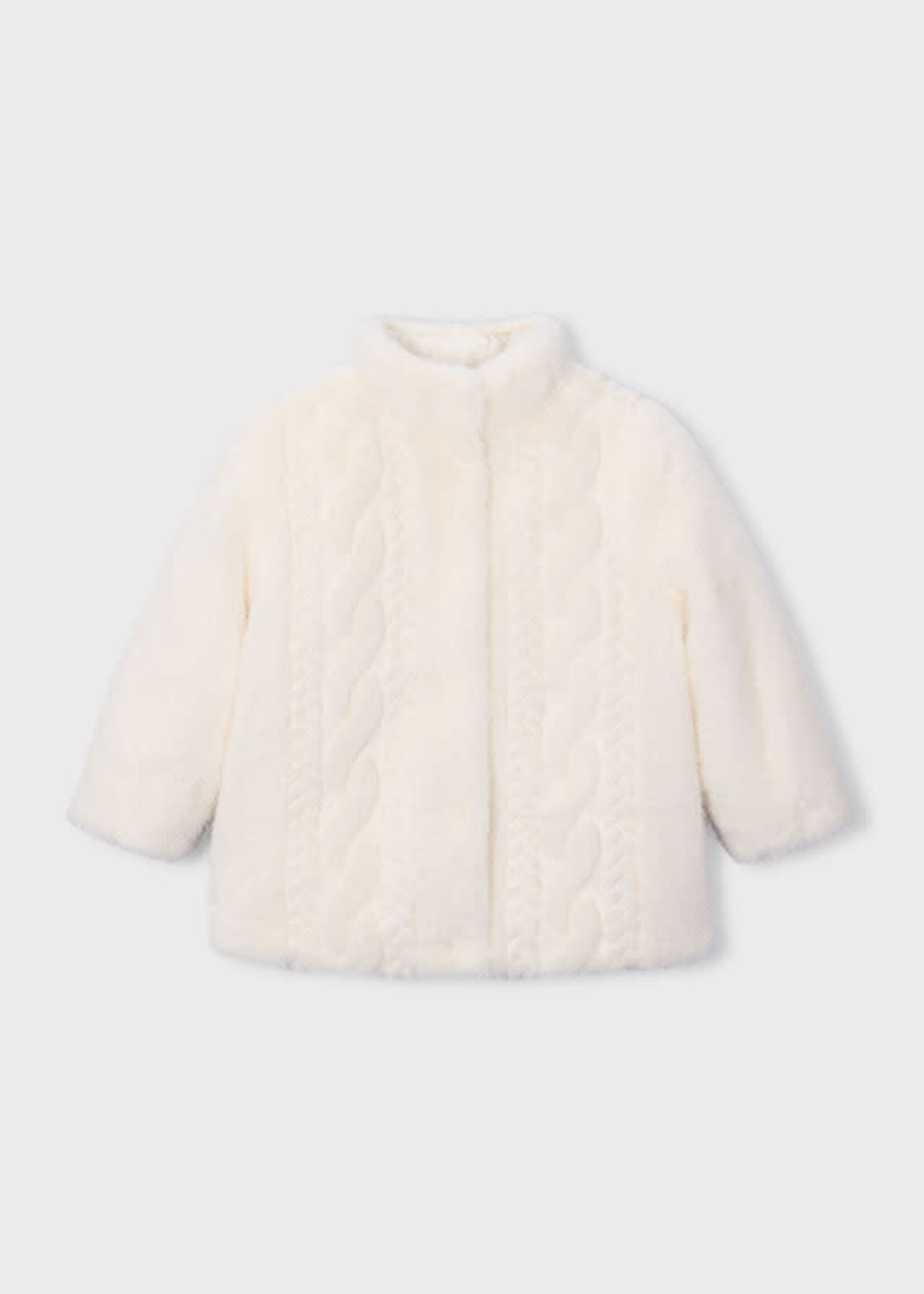 Mayoral Mayoral Faux-fur coat Soy - 26 04415