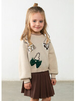 Mayoral Mayoral Tricot skirt set Coffee - 26 04933