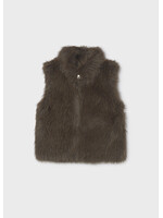 Mayoral Mayoral Faux-fur vest Chocolate - 26 07305