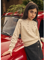 Mayoral Mayoral Strass-applique sweater Cream - 26 07343
