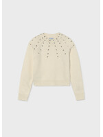 Mayoral Mayoral Strass-applique sweater Cream - 26 07343