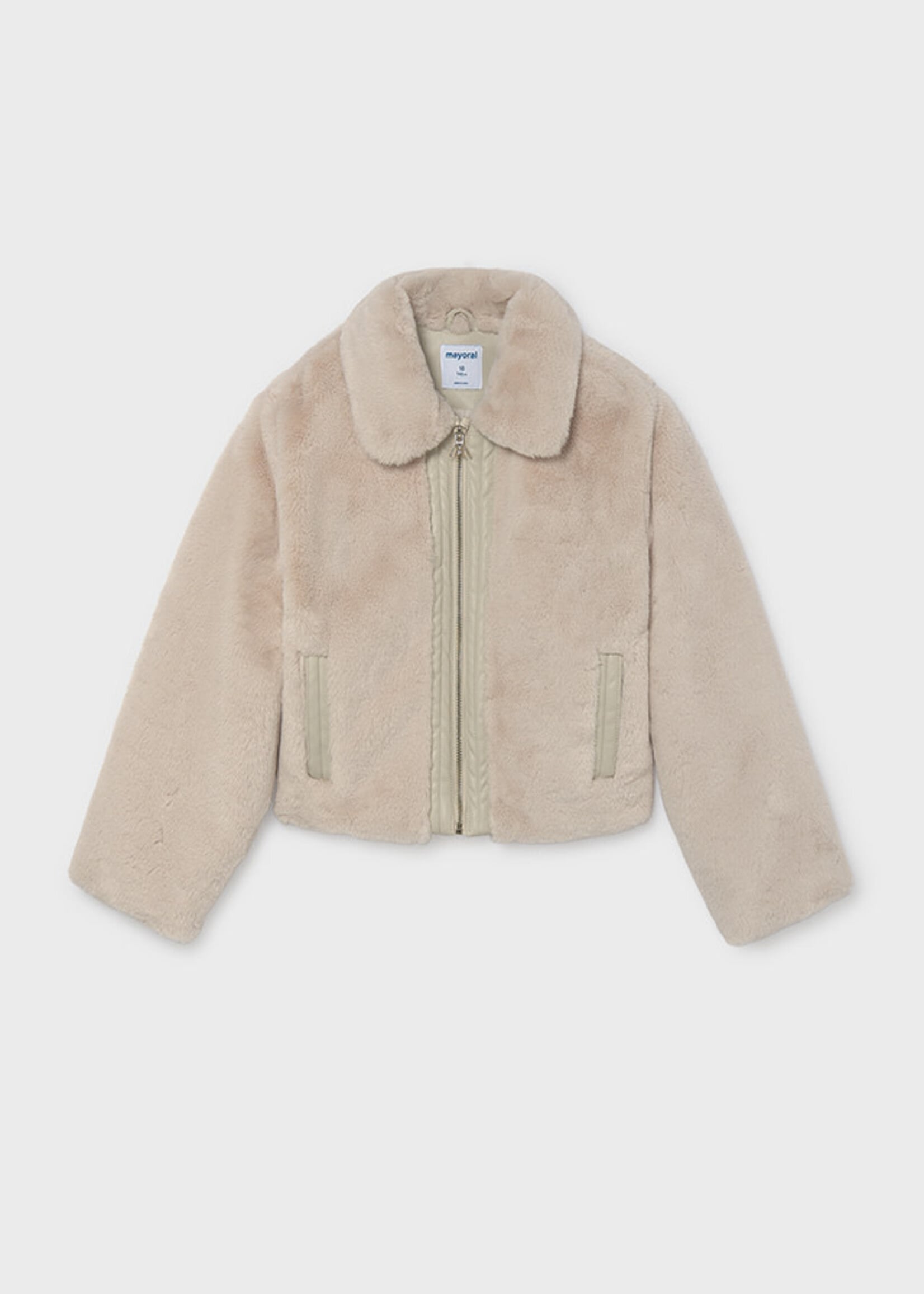 Mayoral Mayoral Fur coat Stone - 26 07401
