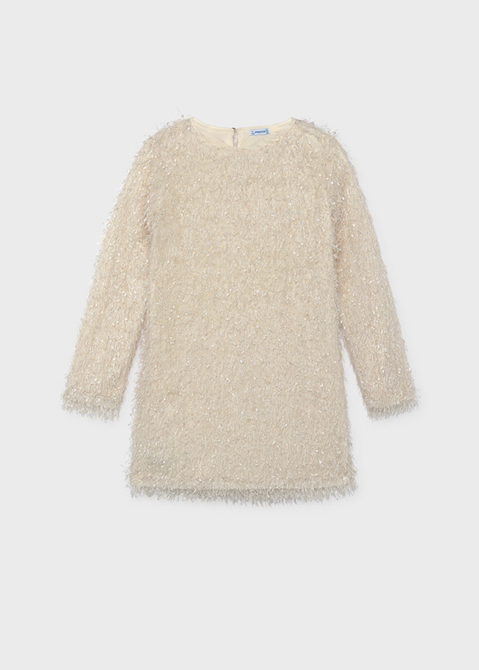 Mayoral Mayoral Fringed dress Oat - 26 07941