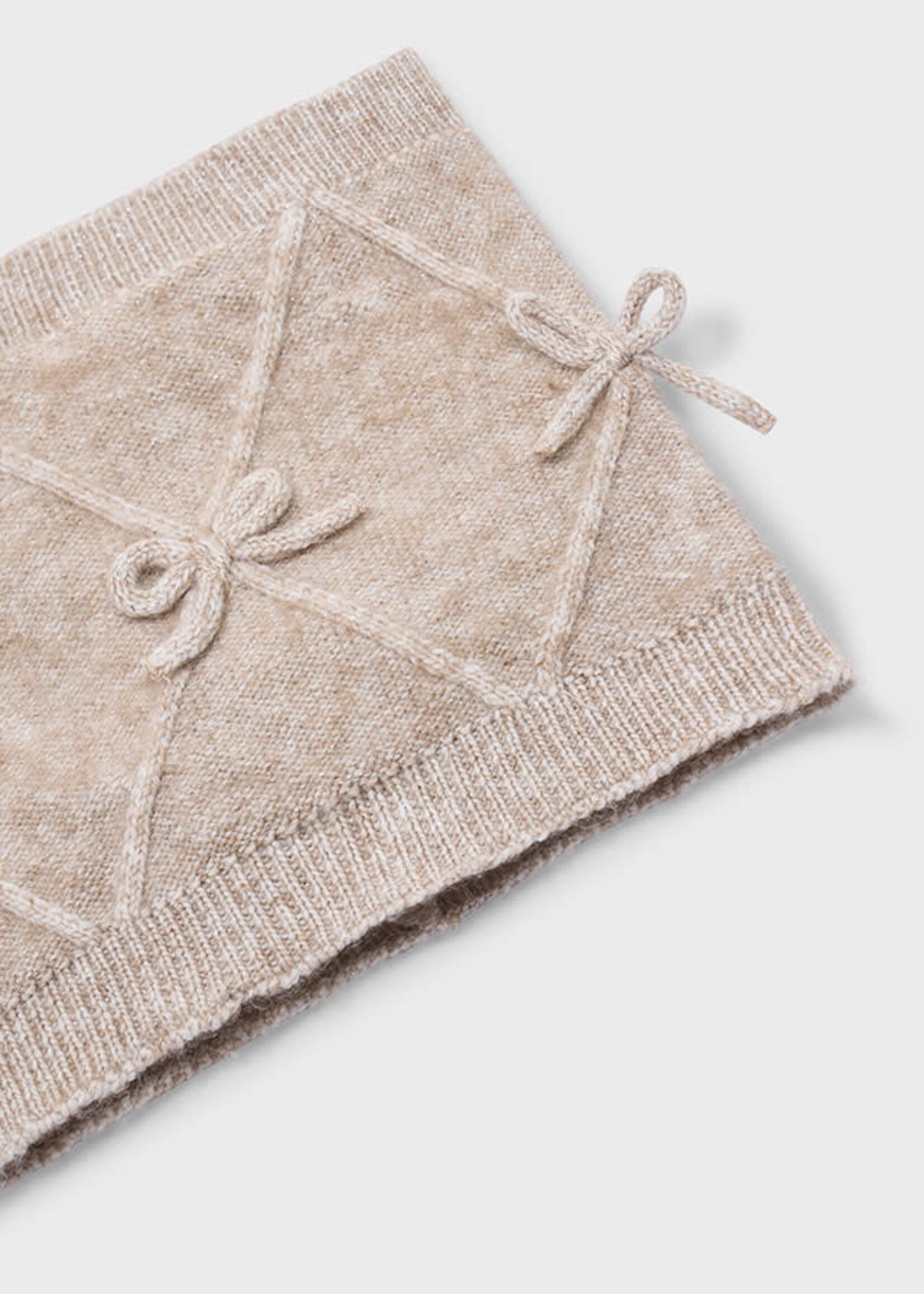 Mayoral Mayoral Bow hat & scarf set Beige vigo - 26 10304