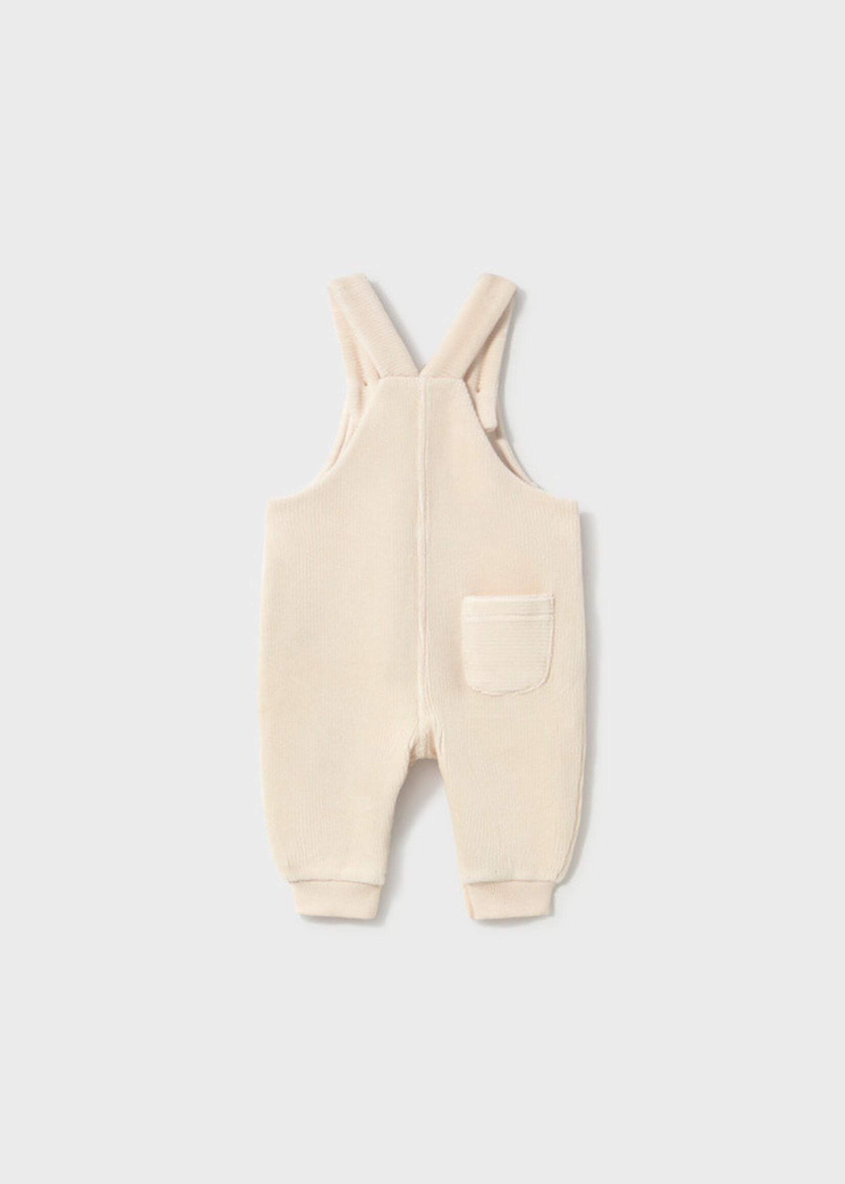 Mayoral Mayoral Corduroy dungaree white - 26 02677B