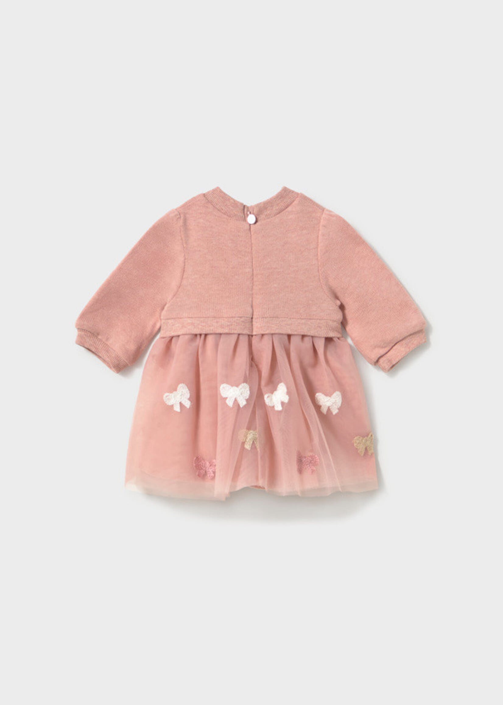 Mayoral Mayoral Voile dress H. Nude - 26 02825B