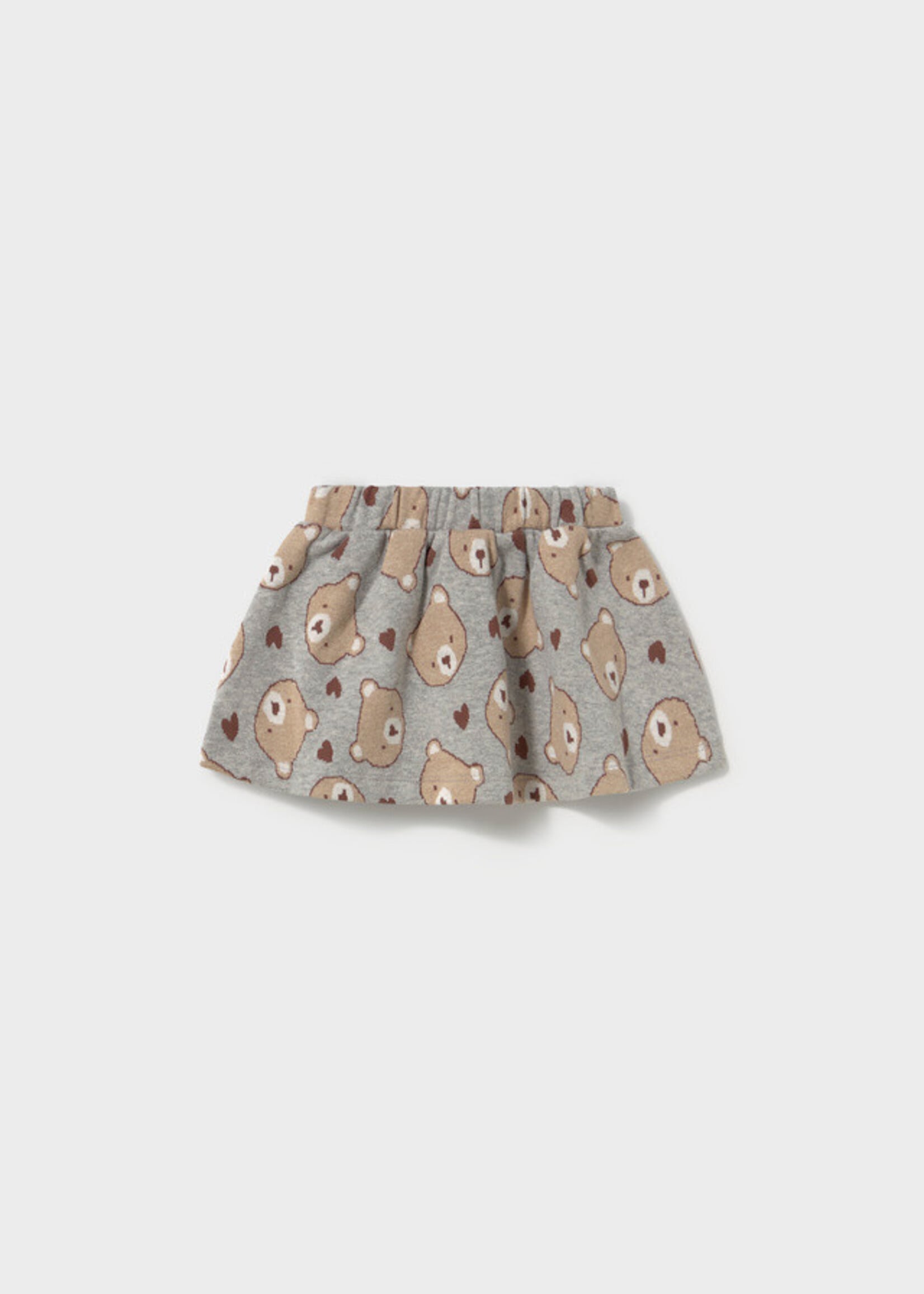 Mayoral Mayoral Jacquard knit skirt w/ pocket Heather gr - 26 02935