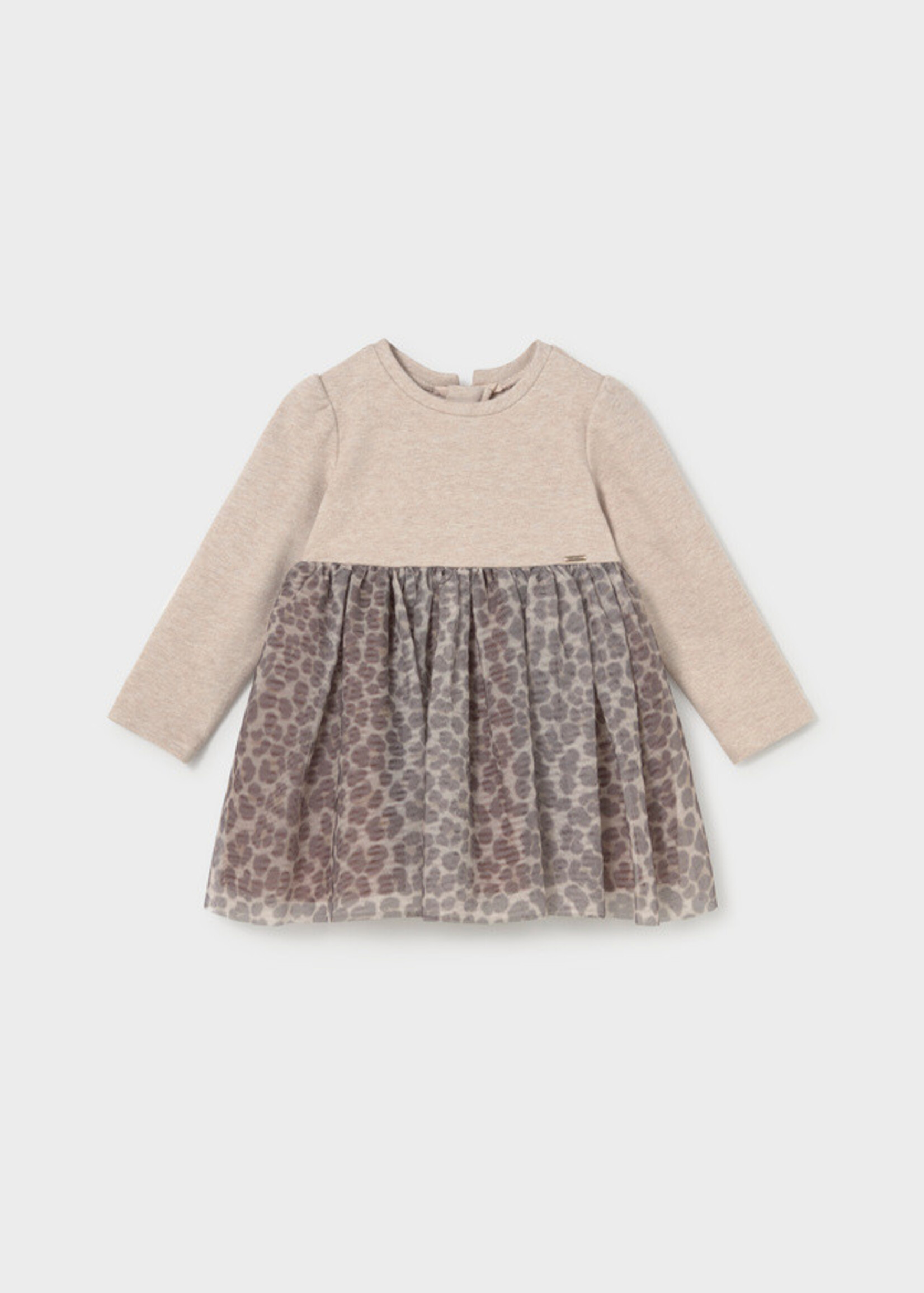 Mayoral Mayoral Knit tulle dress seed v - 26 02941