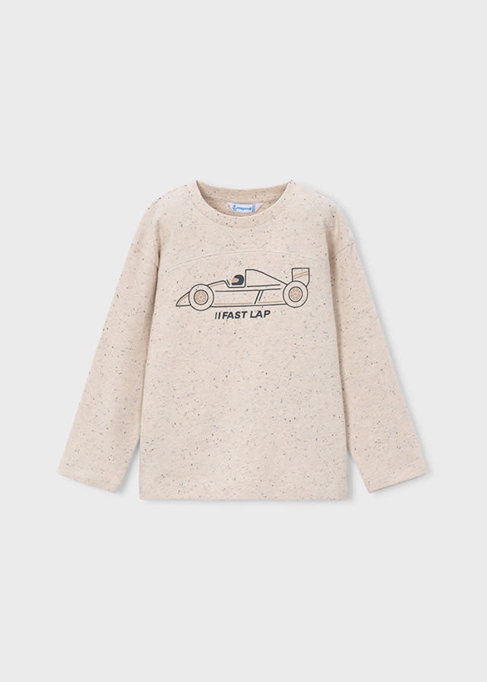 Mayoral Mayoral L/s t-shirt special knit tofu - 26 04018