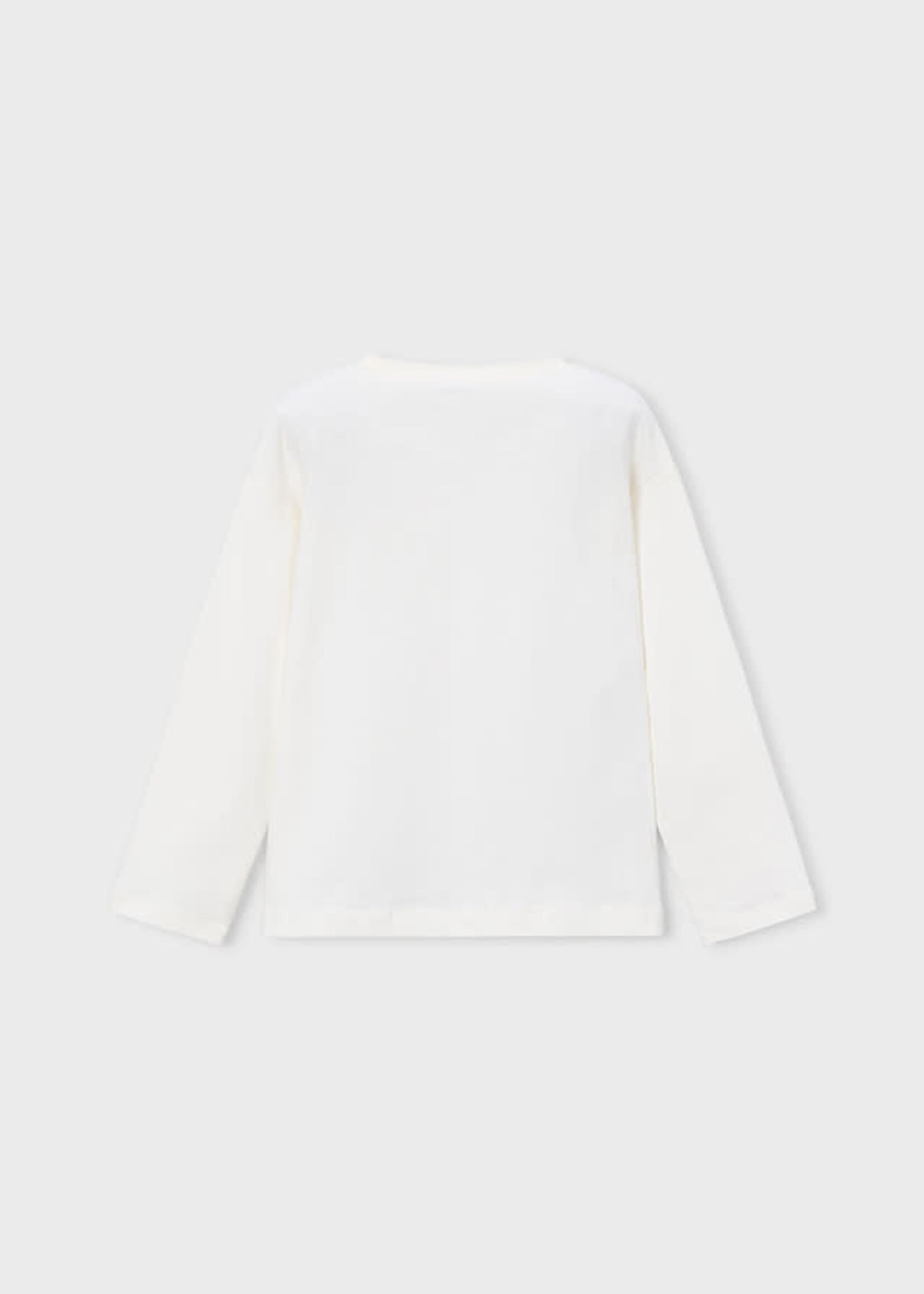 Mayoral Mayoral L/s t-shirt Natural - 26 04031