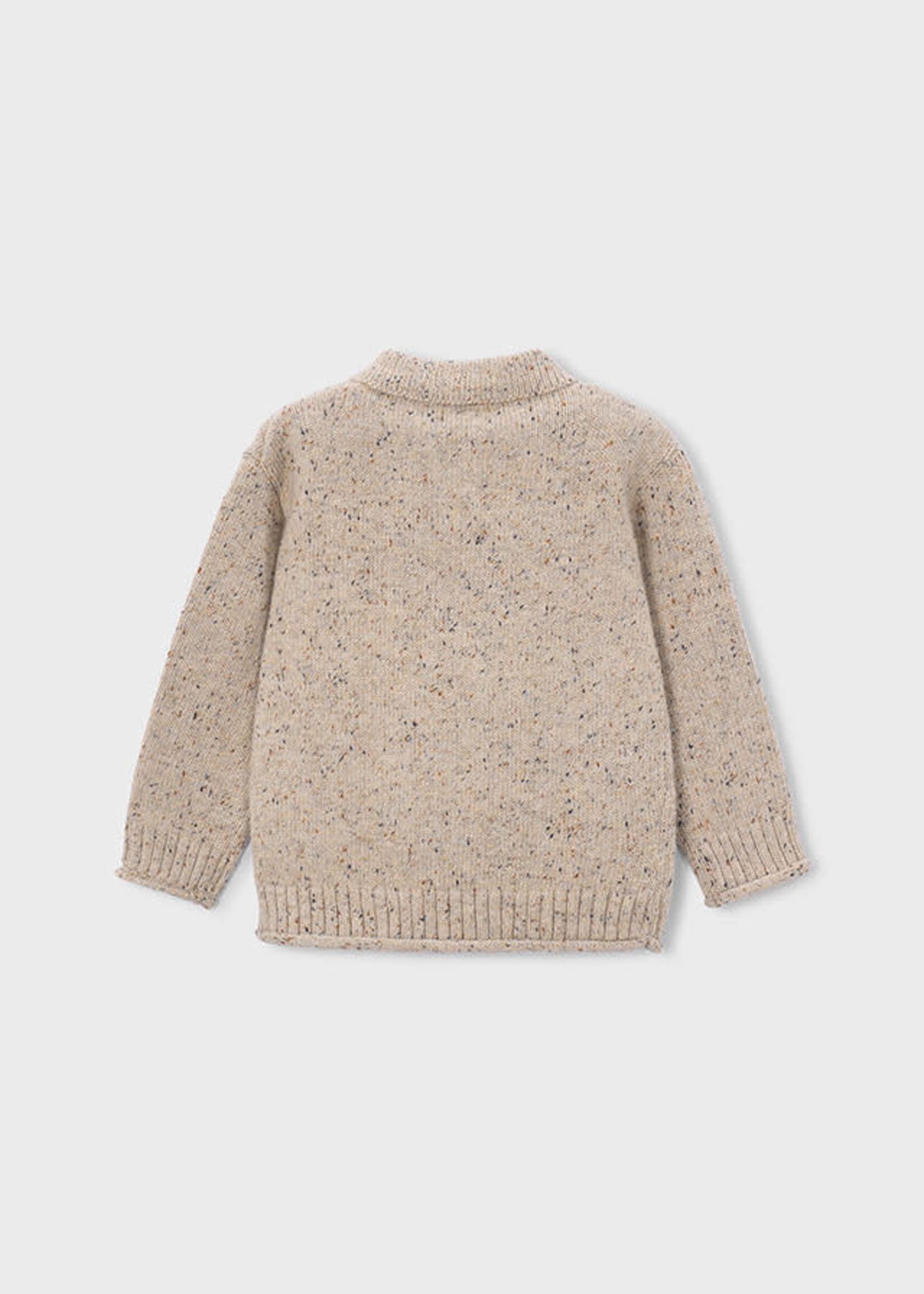 Mayoral Mayoral Polo sweater tweed - 26 04311