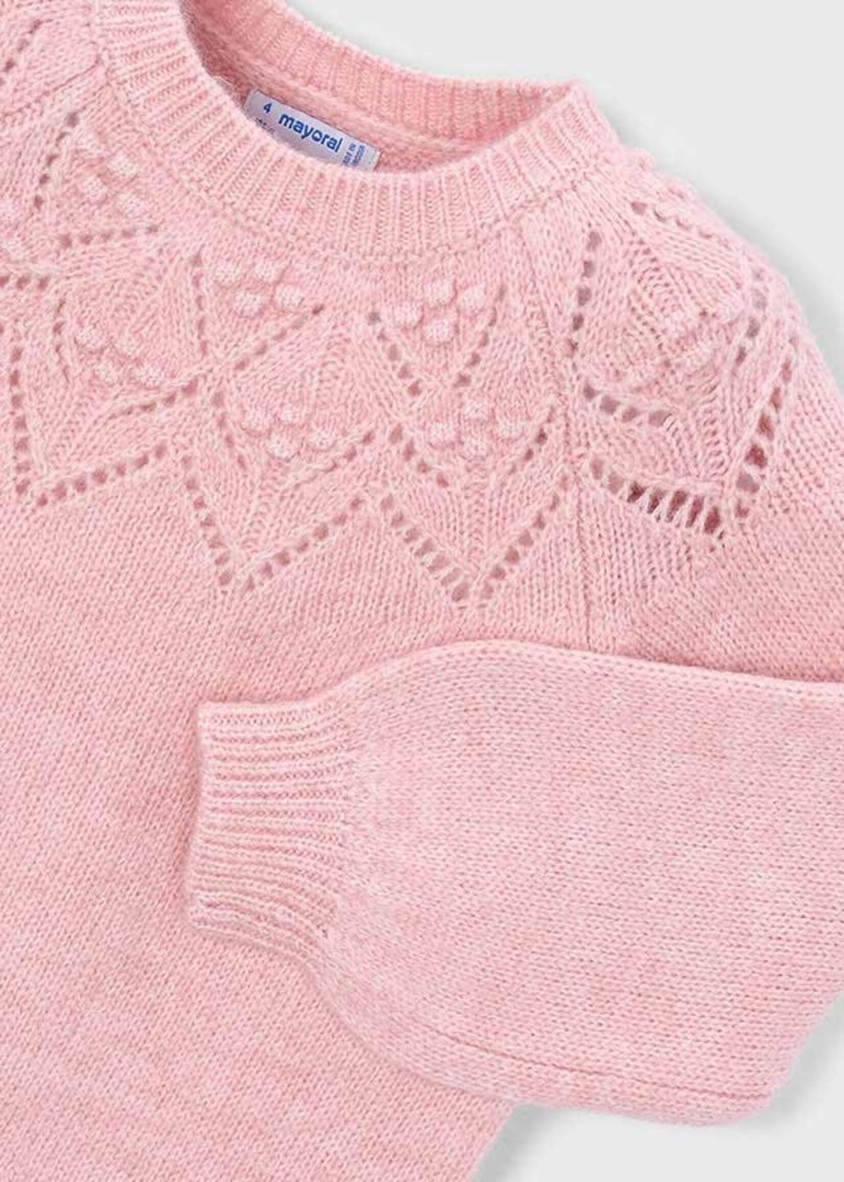 Mayoral Mayoral Openwork details sweater Pastel Mix - 26 04318