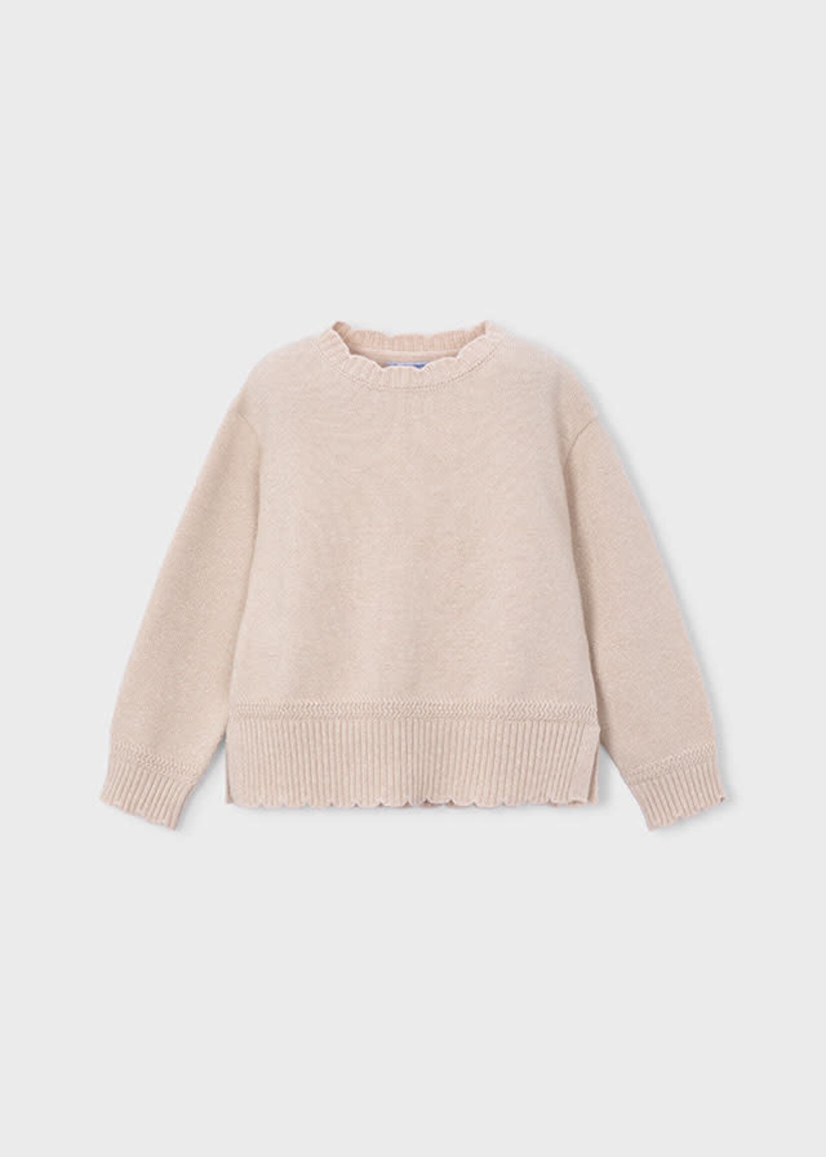 Mayoral Mayoral Knitted smooth sweater Beige vigo - 26 04320
