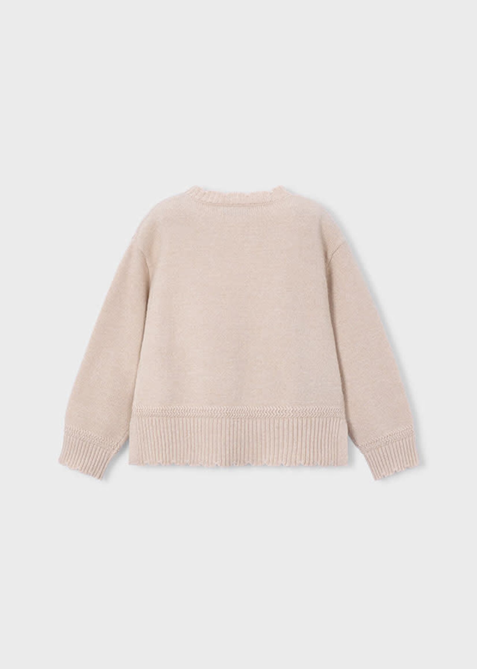 Mayoral Mayoral Knitted smooth sweater Beige vigo - 26 04320