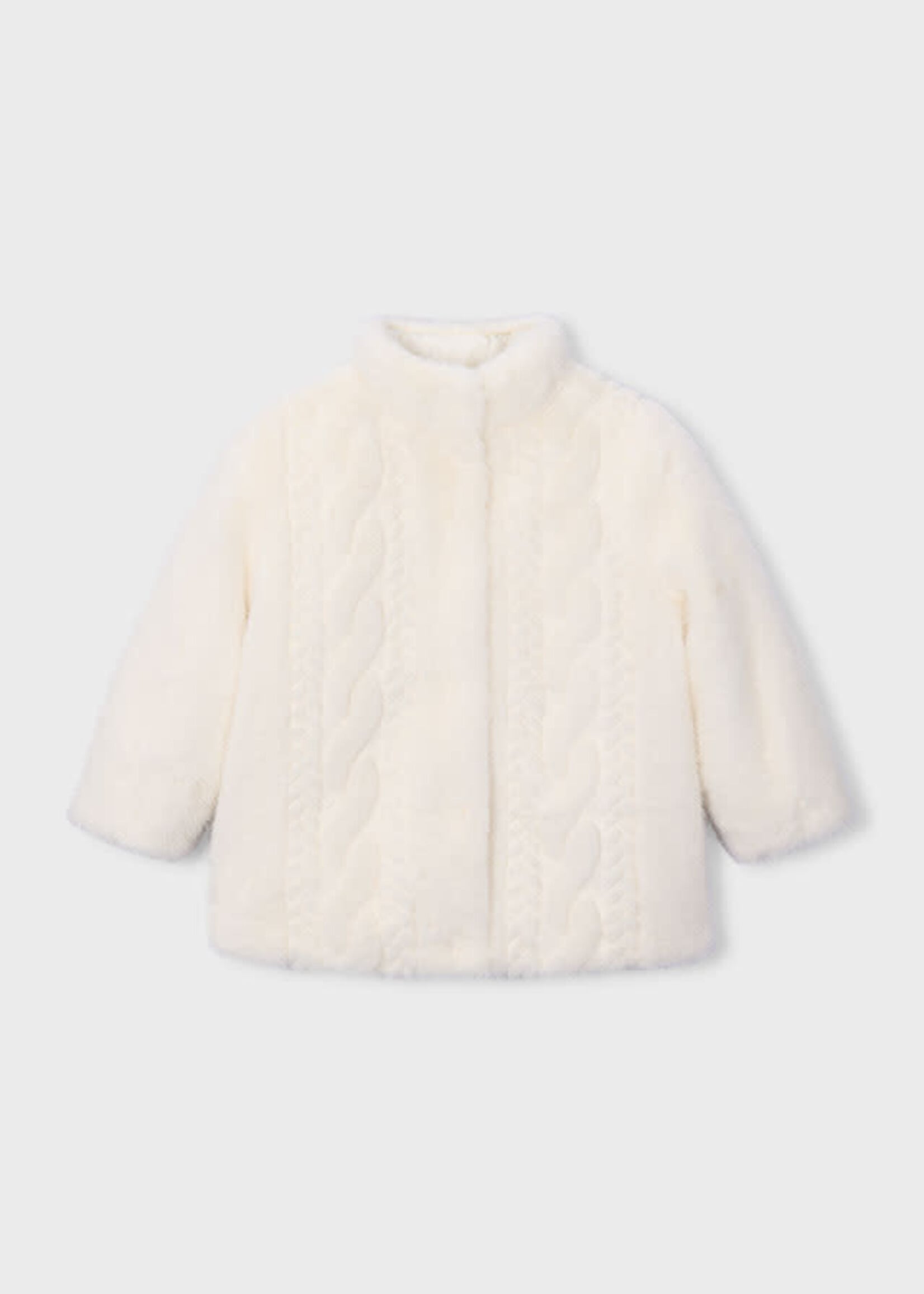 Mayoral Mayoral Faux-fur coat Soy - 26 04415