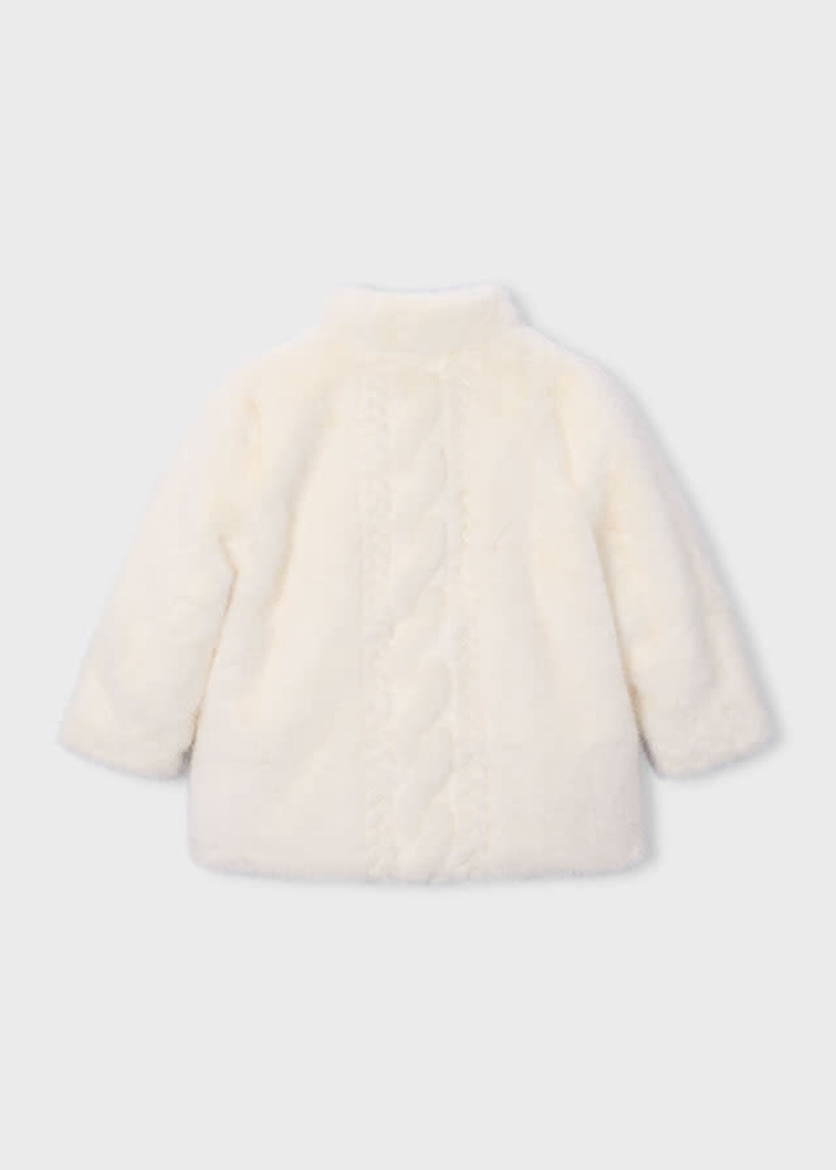 Mayoral Mayoral Faux-fur coat Soy - 26 04415
