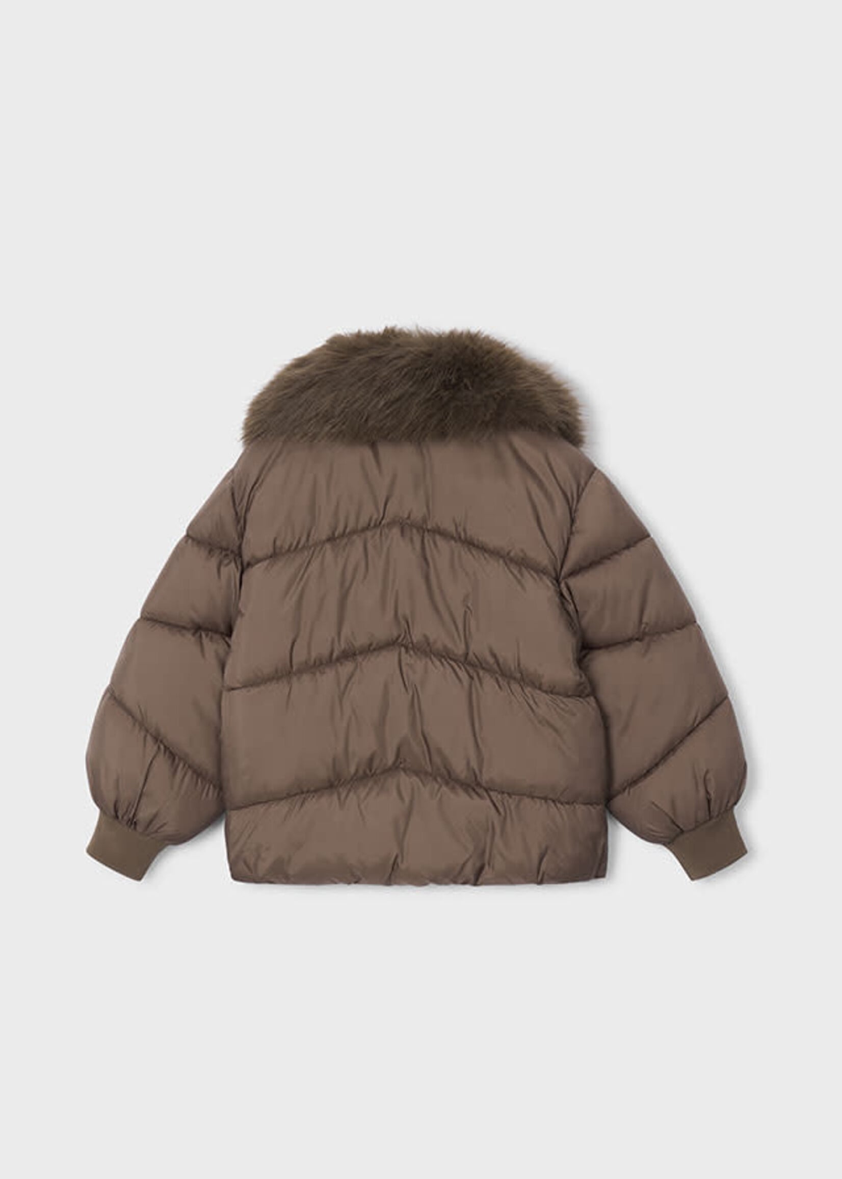 Mayoral Mayoral Jacket with fur neck Chestnut - 26 04421