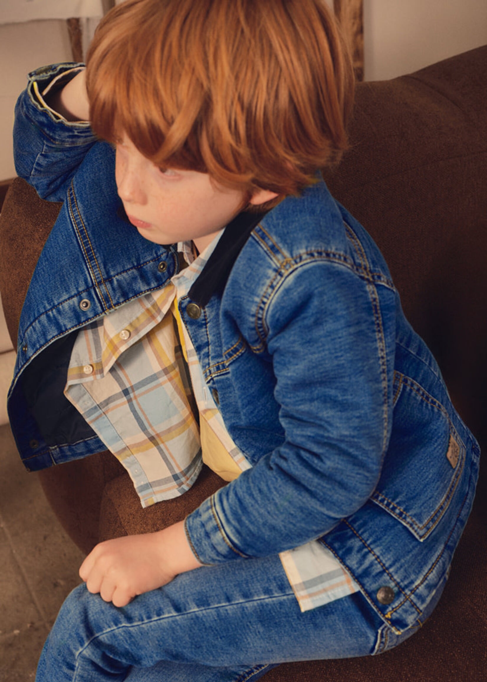 Mayoral Mayoral Soft denim jacket Medium - 26 04465