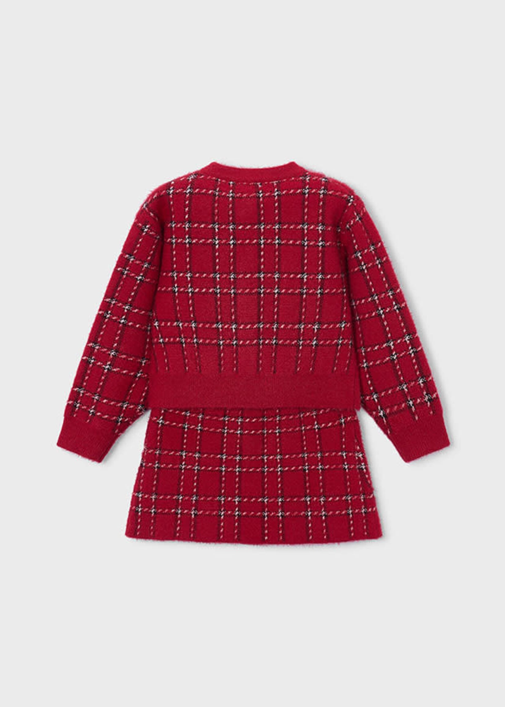Mayoral Mayoral Tricot skirt set Red - 26 04935