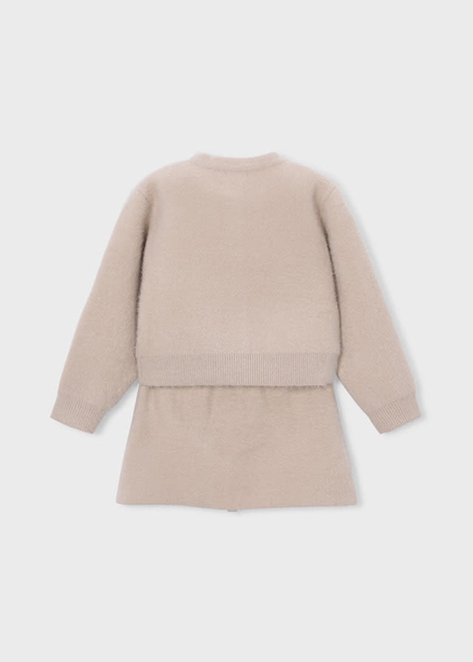 Mayoral Mayoral Tricot skirt set Beige - 26 04935
