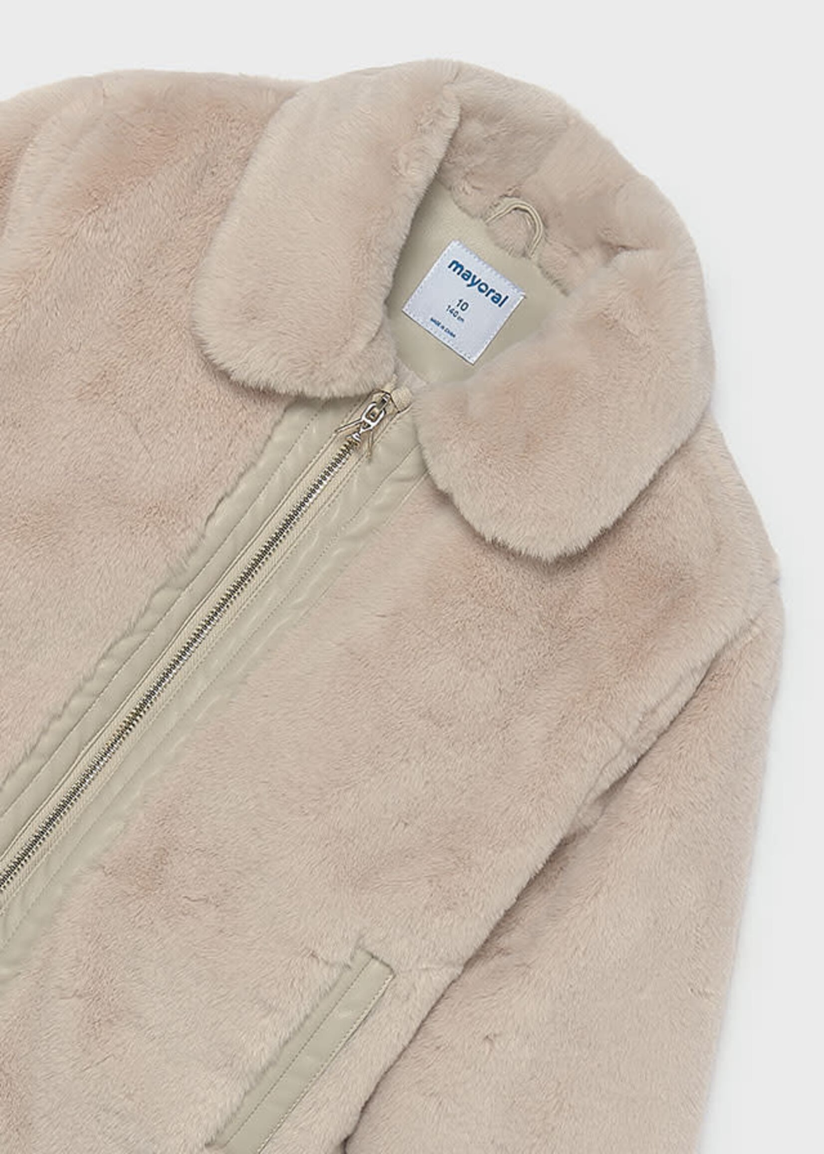 Mayoral Mayoral Fur coat Stone - 26 07401