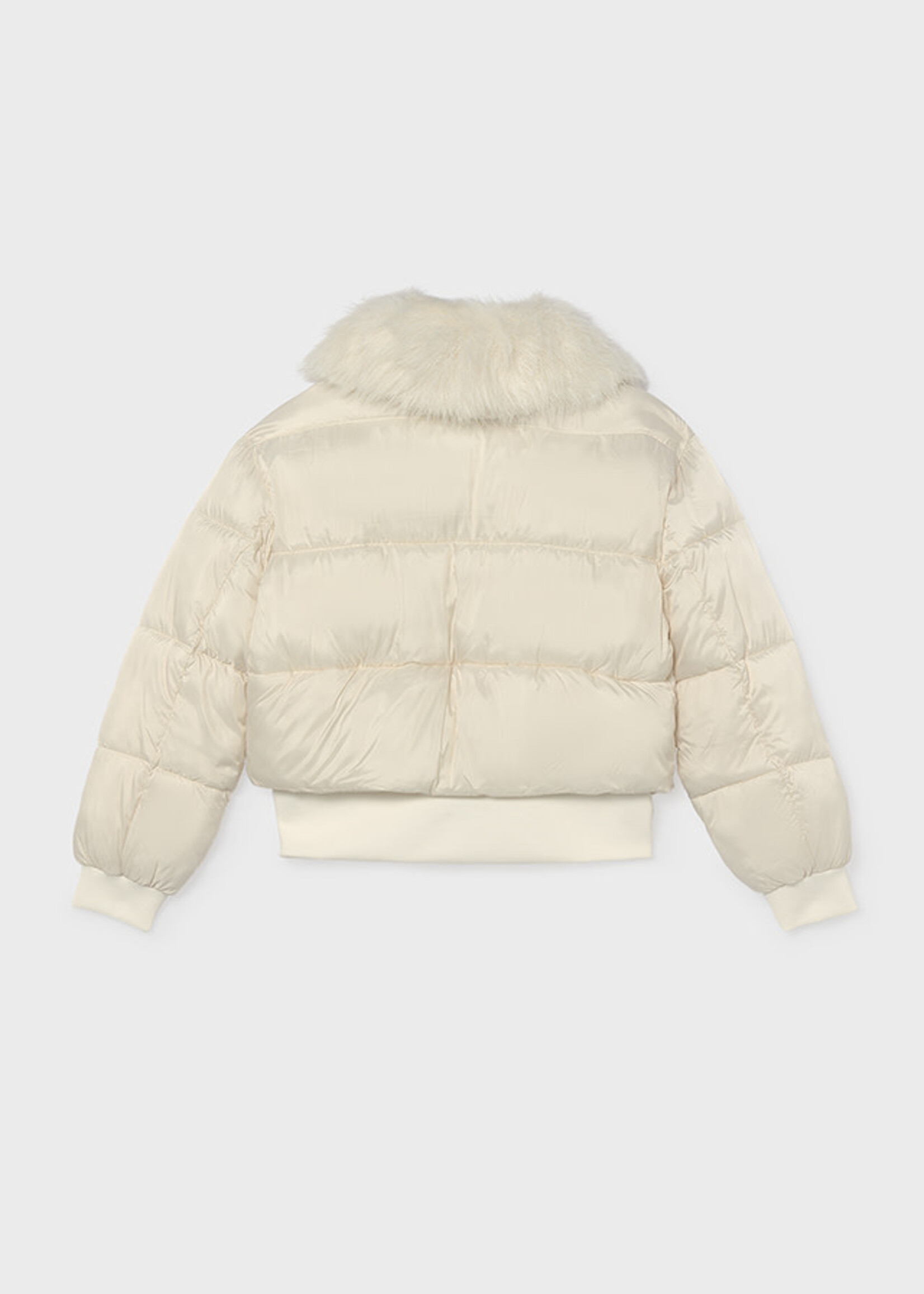 Mayoral Mayoral Puffer jacket faux fur collar Natural - 26 07440