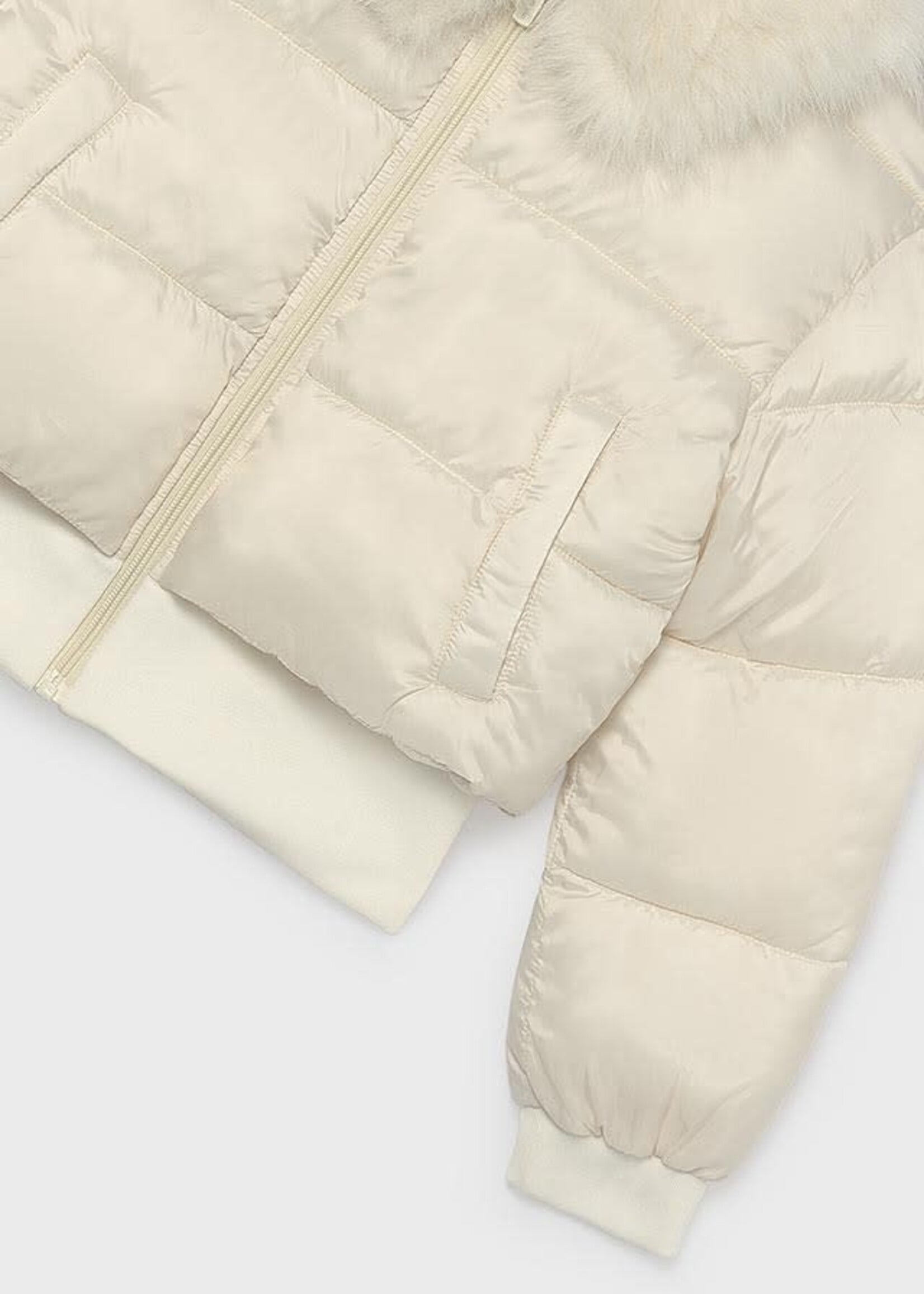 Mayoral Mayoral Puffer jacket faux fur collar Natural - 26 07440