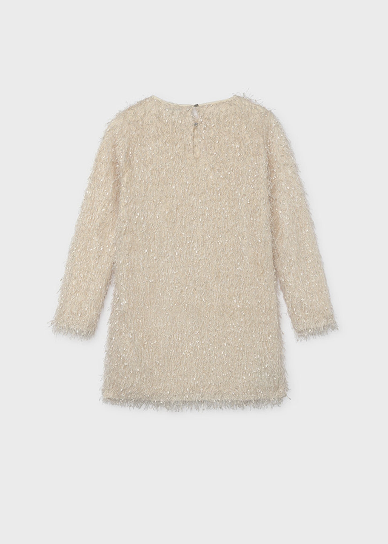 Mayoral Mayoral Fringed dress Oat - 26 07941