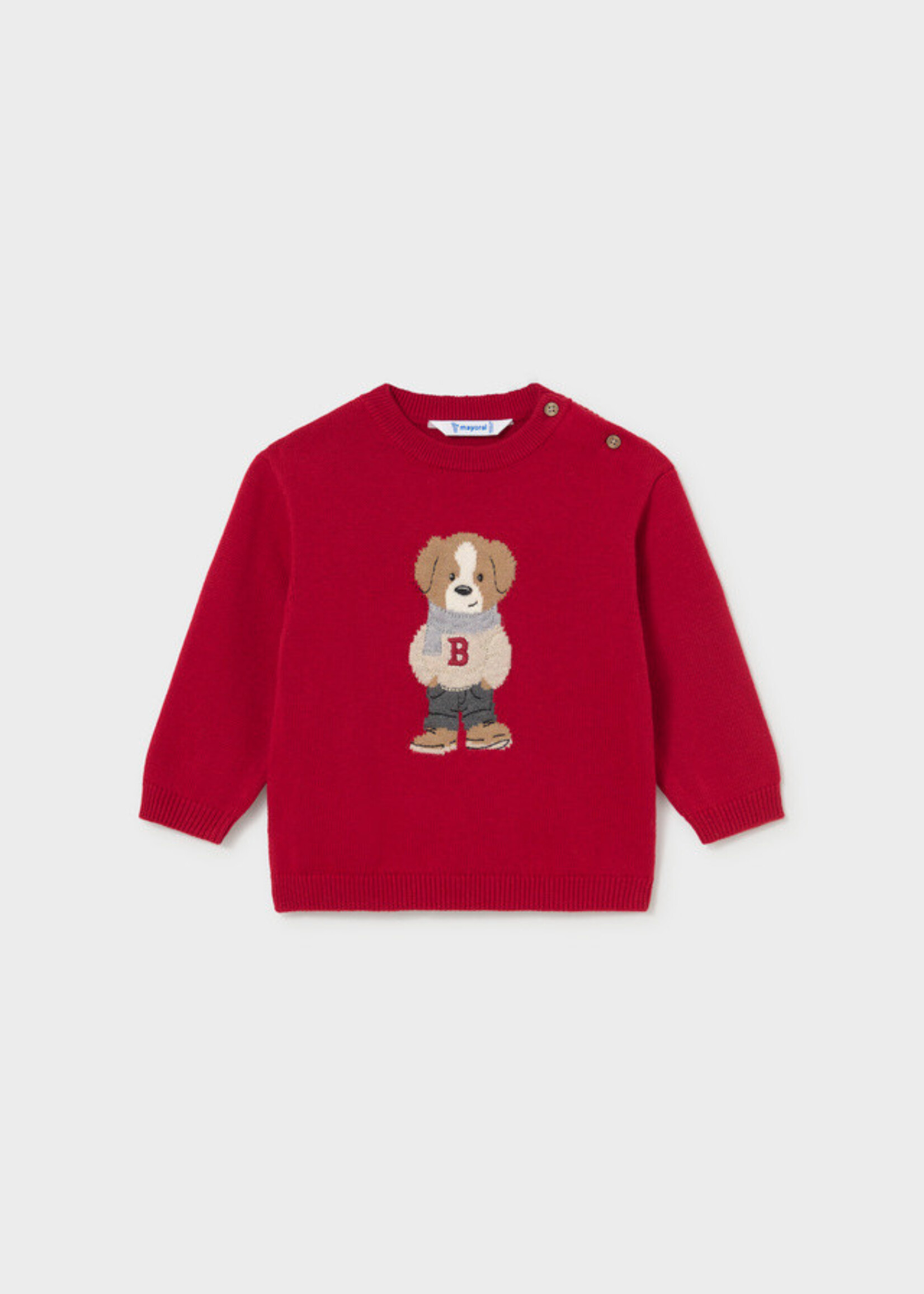 Mayoral Mayoral Character intarsia sweater Red - 26 02377