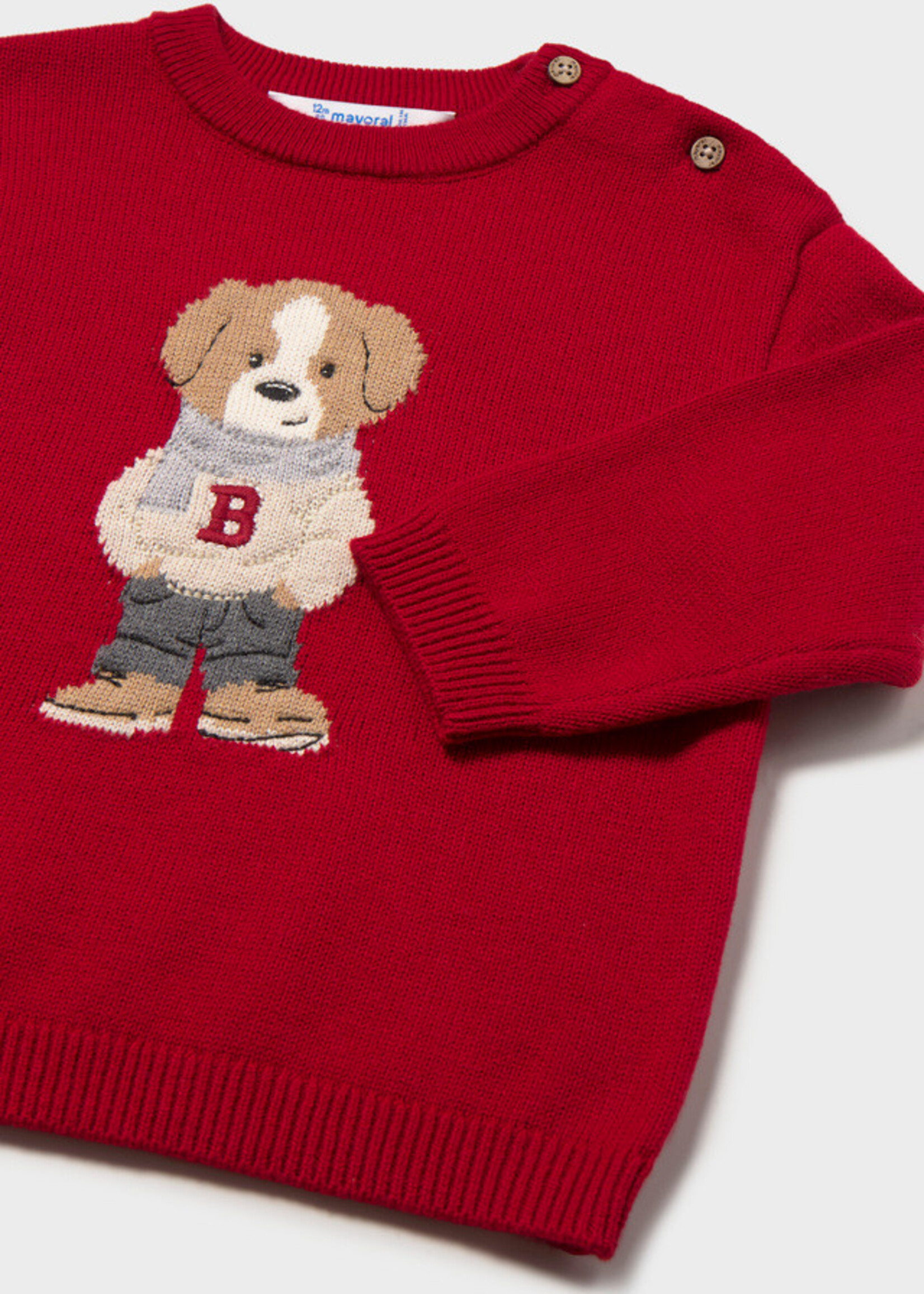 Mayoral Mayoral Character intarsia sweater Red - 26 02377