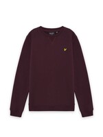 Lyle&Scott Lyle&Scott Crew Neck Sweatshirt Burgundy - MLB2000VB