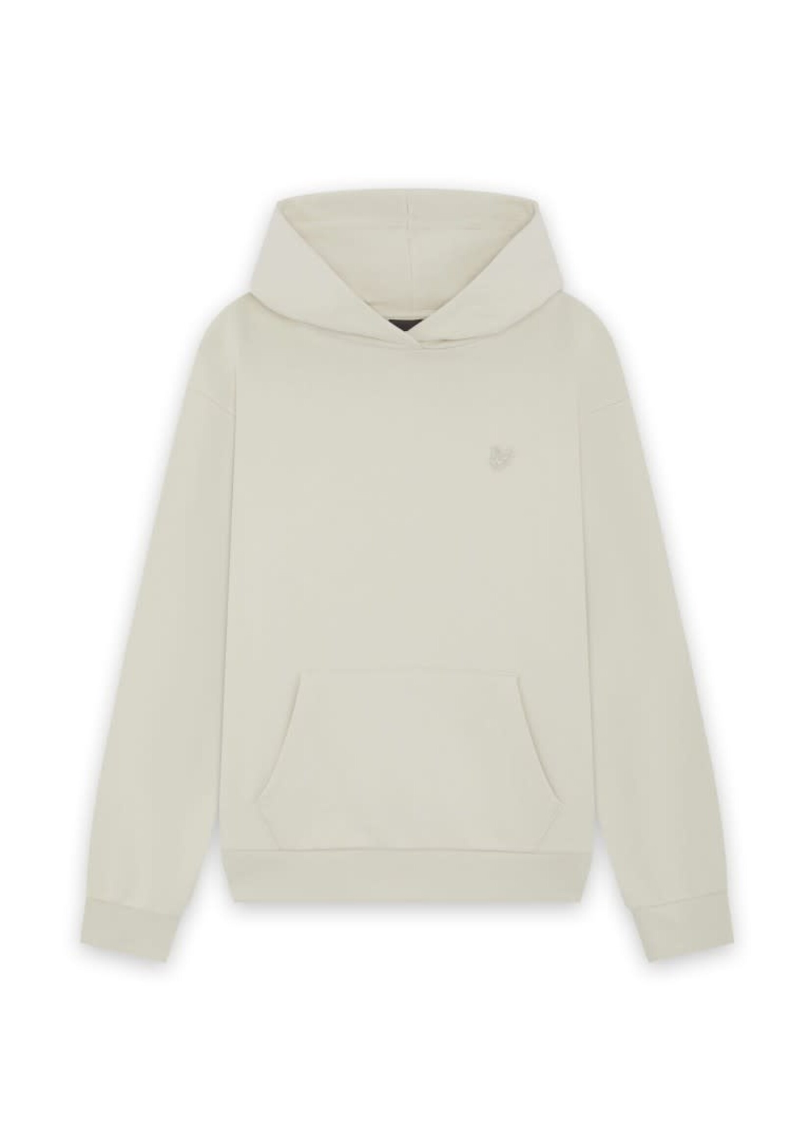 Lyle&Scott Lyle&Scott Heavy Weight Drop Shoulder Hoodie Putty - MLB2313V