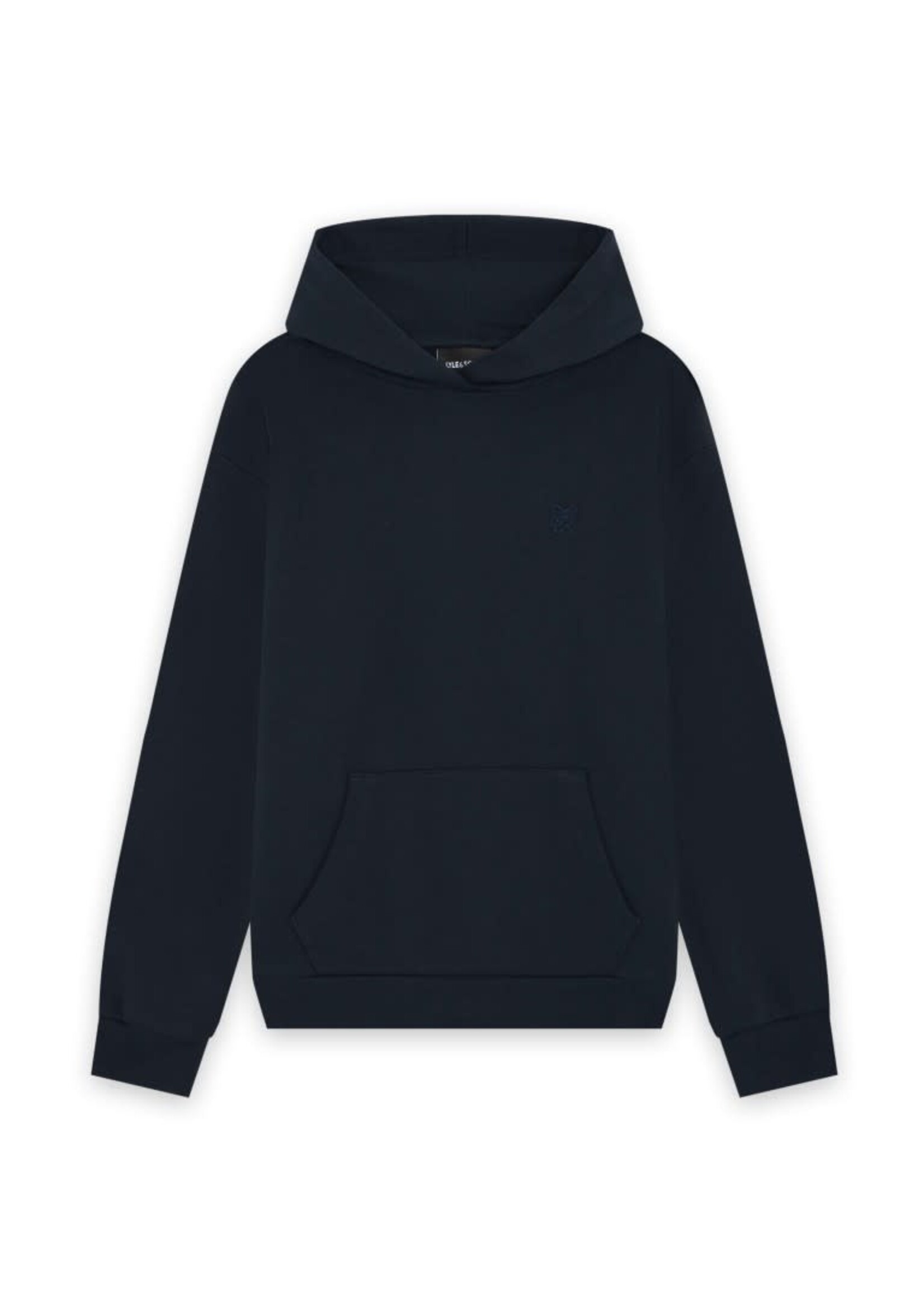 Lyle&Scott Lyle&Scott Heavy Weight Drop Shoulder Hoodie Dark Navy - MLB2313V