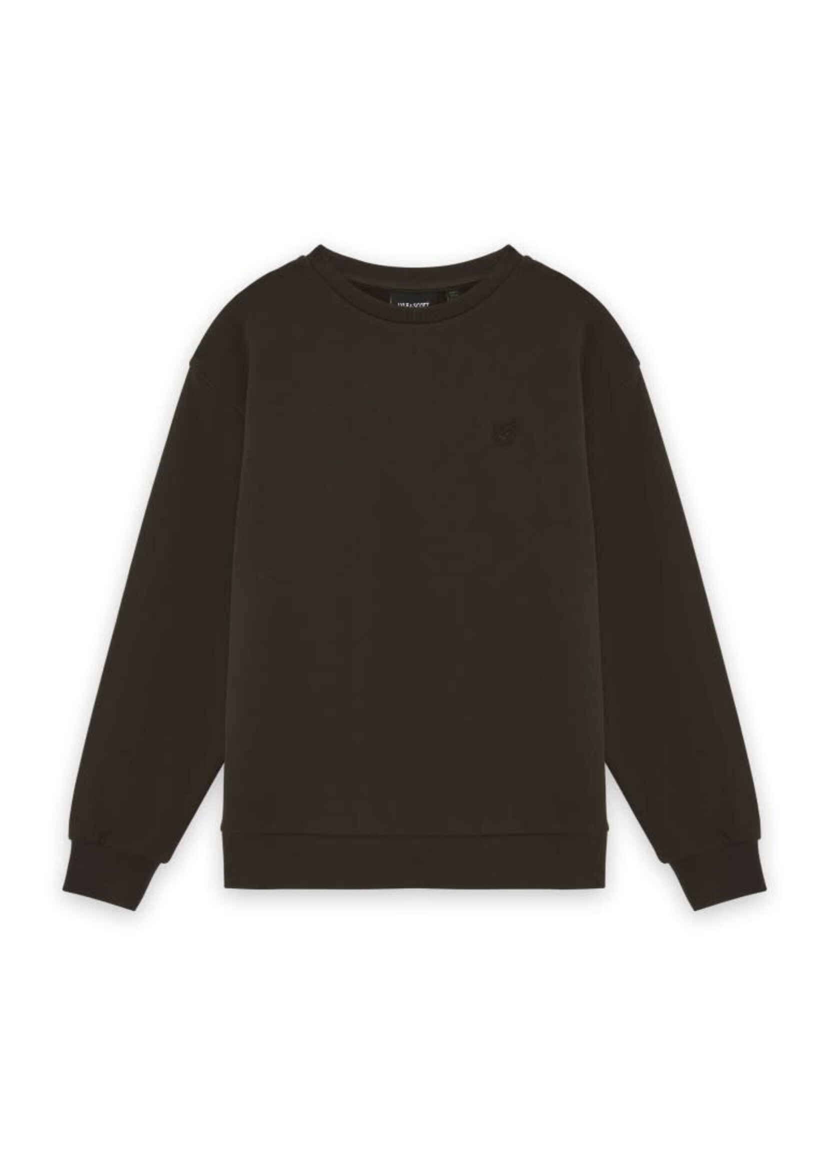 Lyle&Scott Lyle&Scott Heavy Weight Drop Shoulder Crew Ebony - MLB2330V