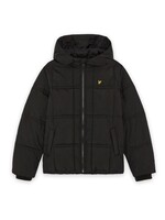 Lyle&Scott Lyle&Scott Tonal Eagle Padded Coat Jet Black - JKB2503V