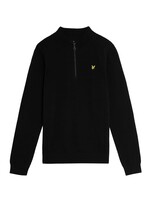 Lyle&Scott Lyle&Scott 1/4 Zip Jumper Jet Black - KNB2100VC