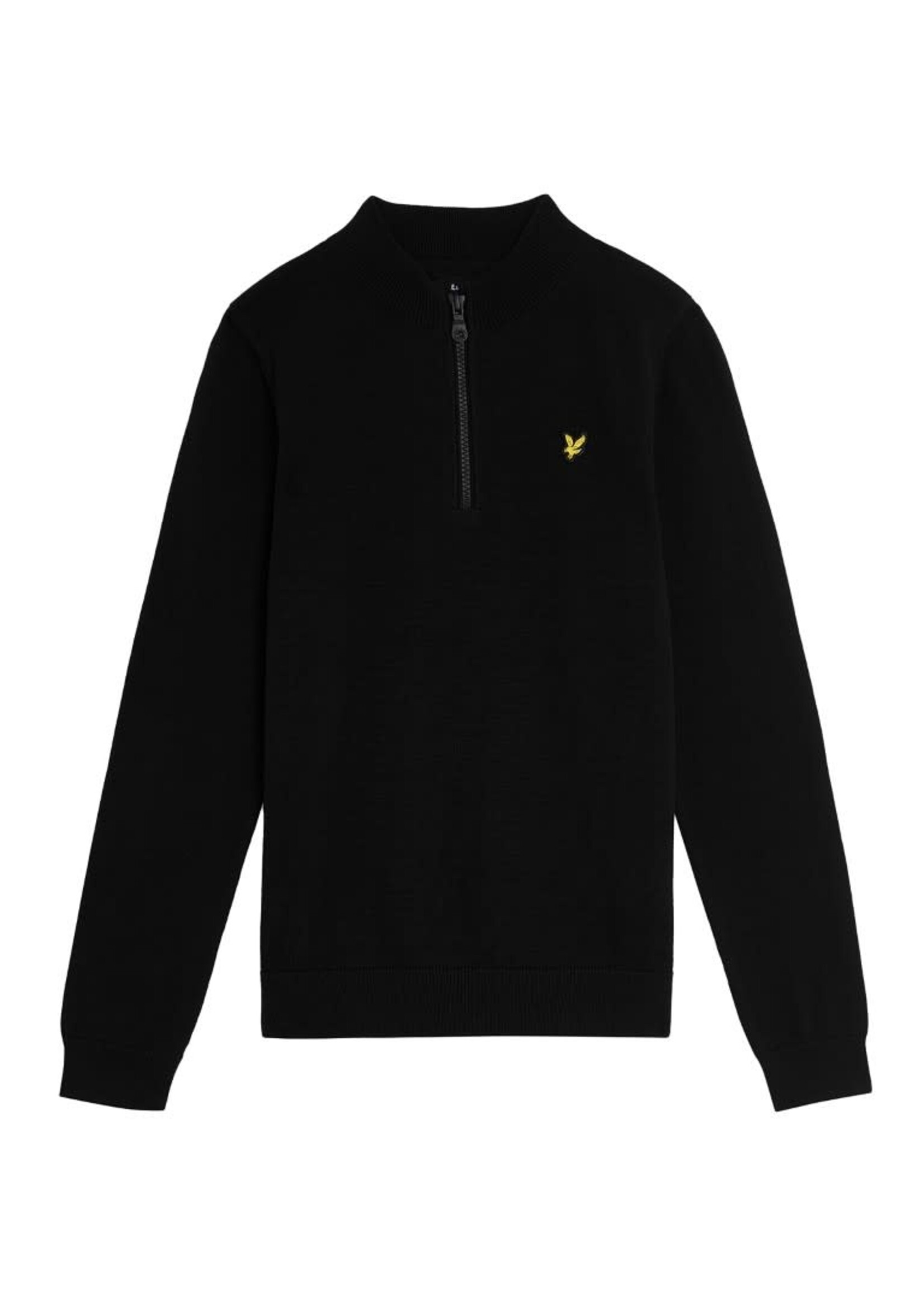Lyle&Scott Lyle&Scott 1/4 Zip Jumper Jet Black - KNB2100VC