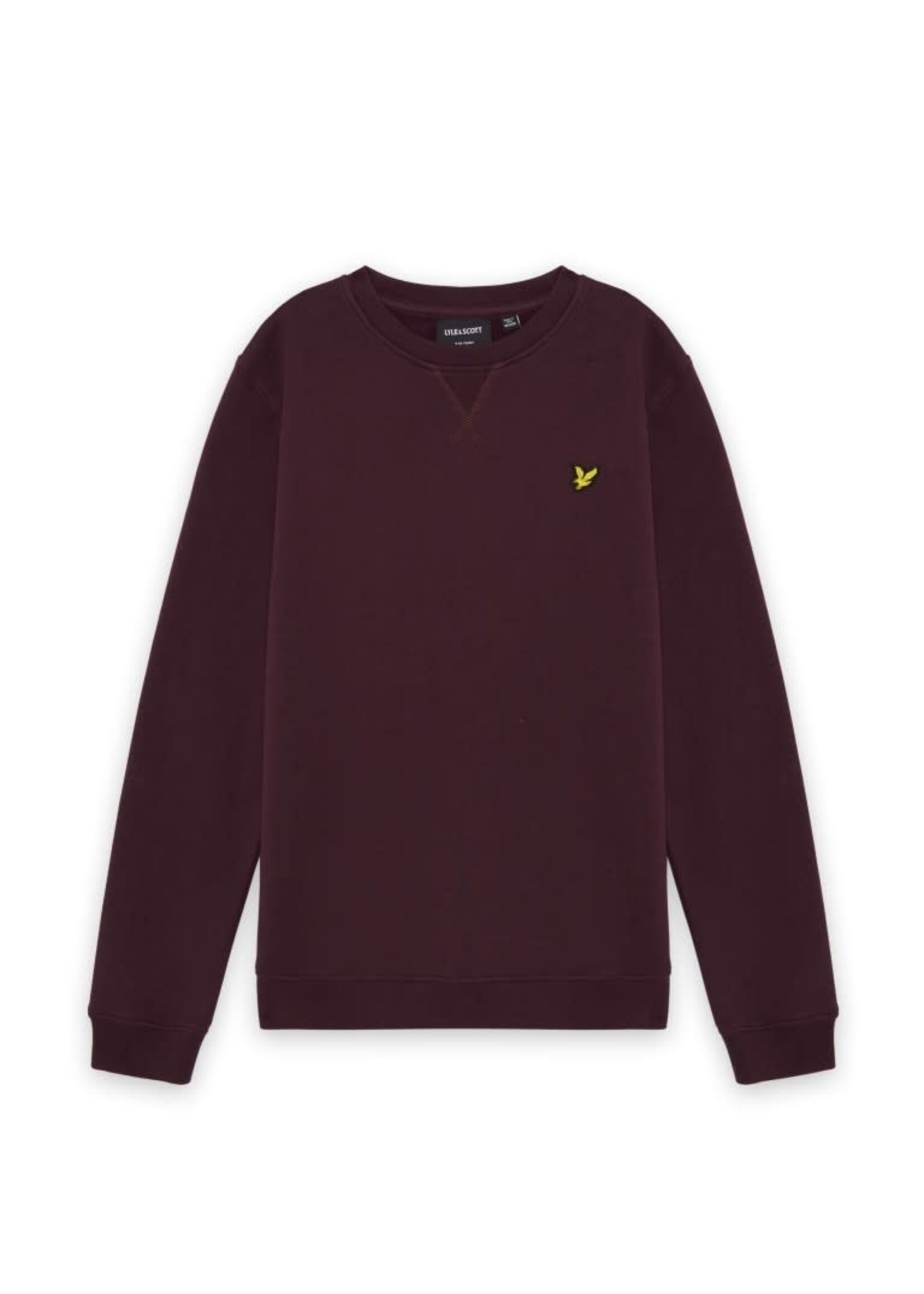 Lyle&Scott Lyle&Scott Crew Neck Sweatshirt Burgundy - MLB2000VB