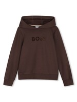 Boss Boss SWEATER-SHIRT MET KAP J53400 BRUIN