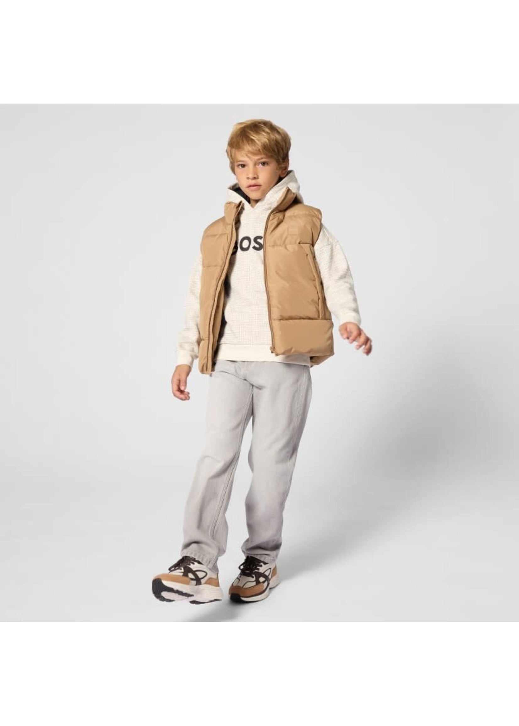 Boss Boss SWEATER MET KAP J53402 IVOOR