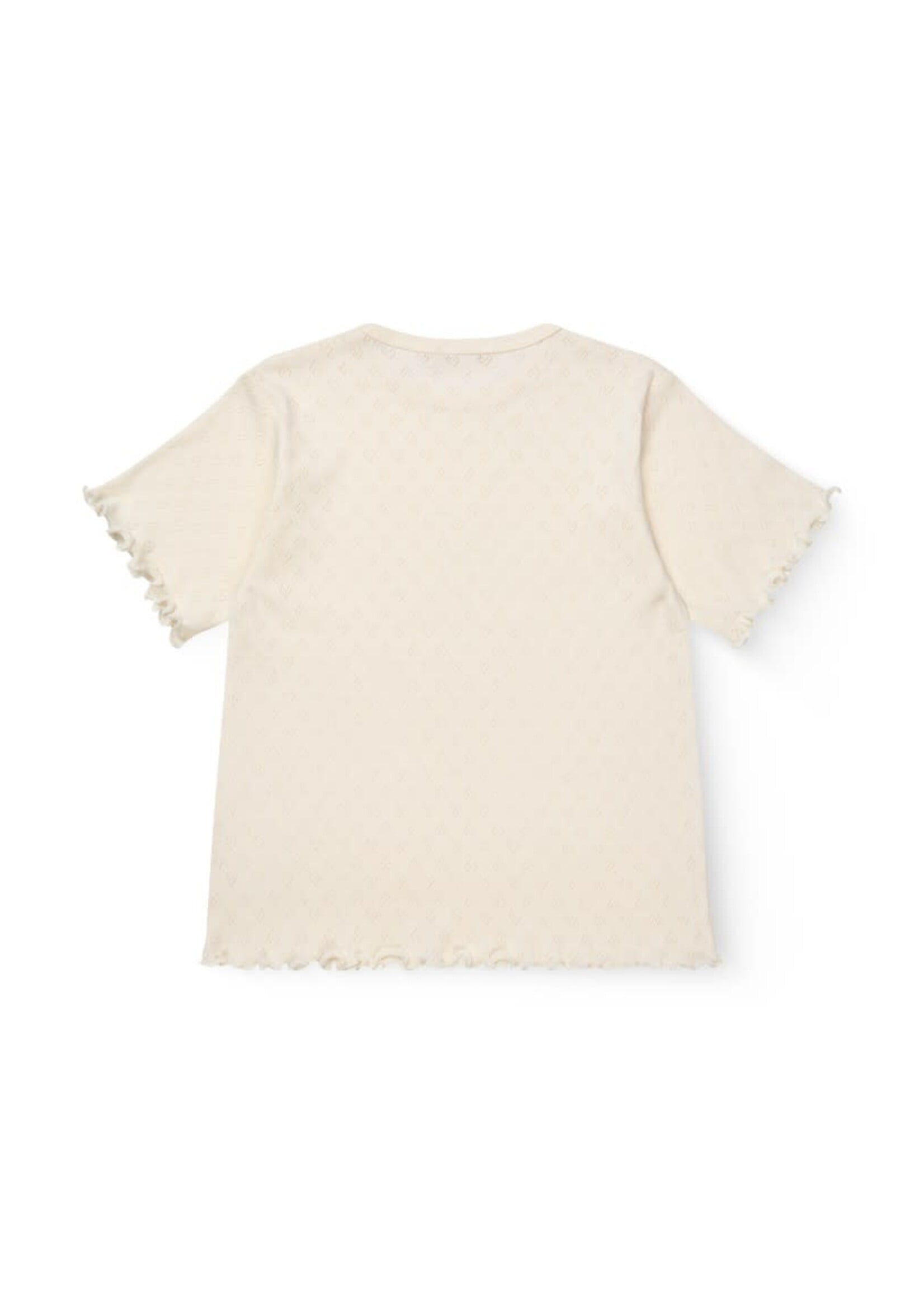 Copenhagen Colors Copenhagen Colors POINTELLE HEART T-SHIRT CREAM 215-193