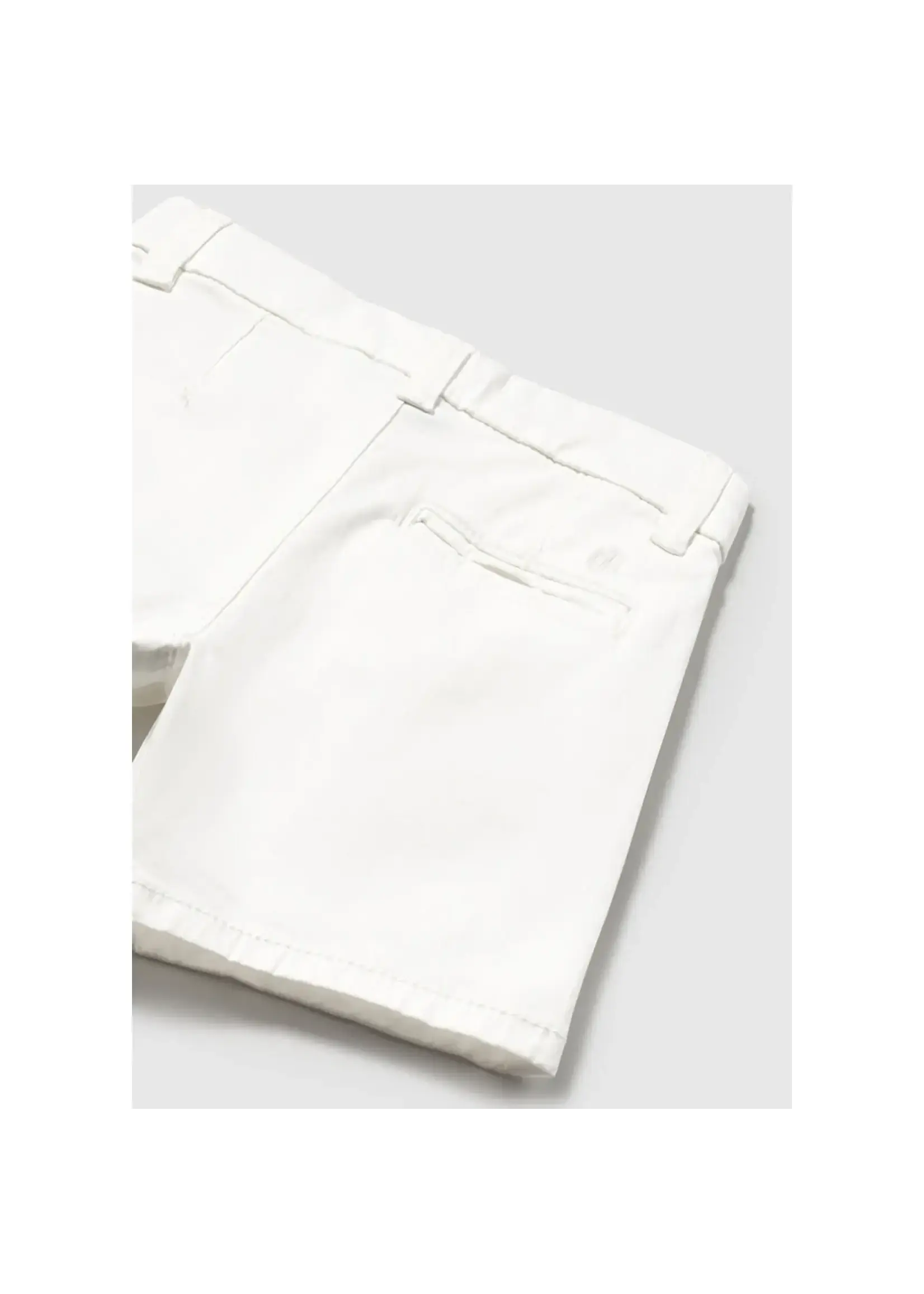 Mayoral Mayoral Basic twill chino shorts White - 26 00202