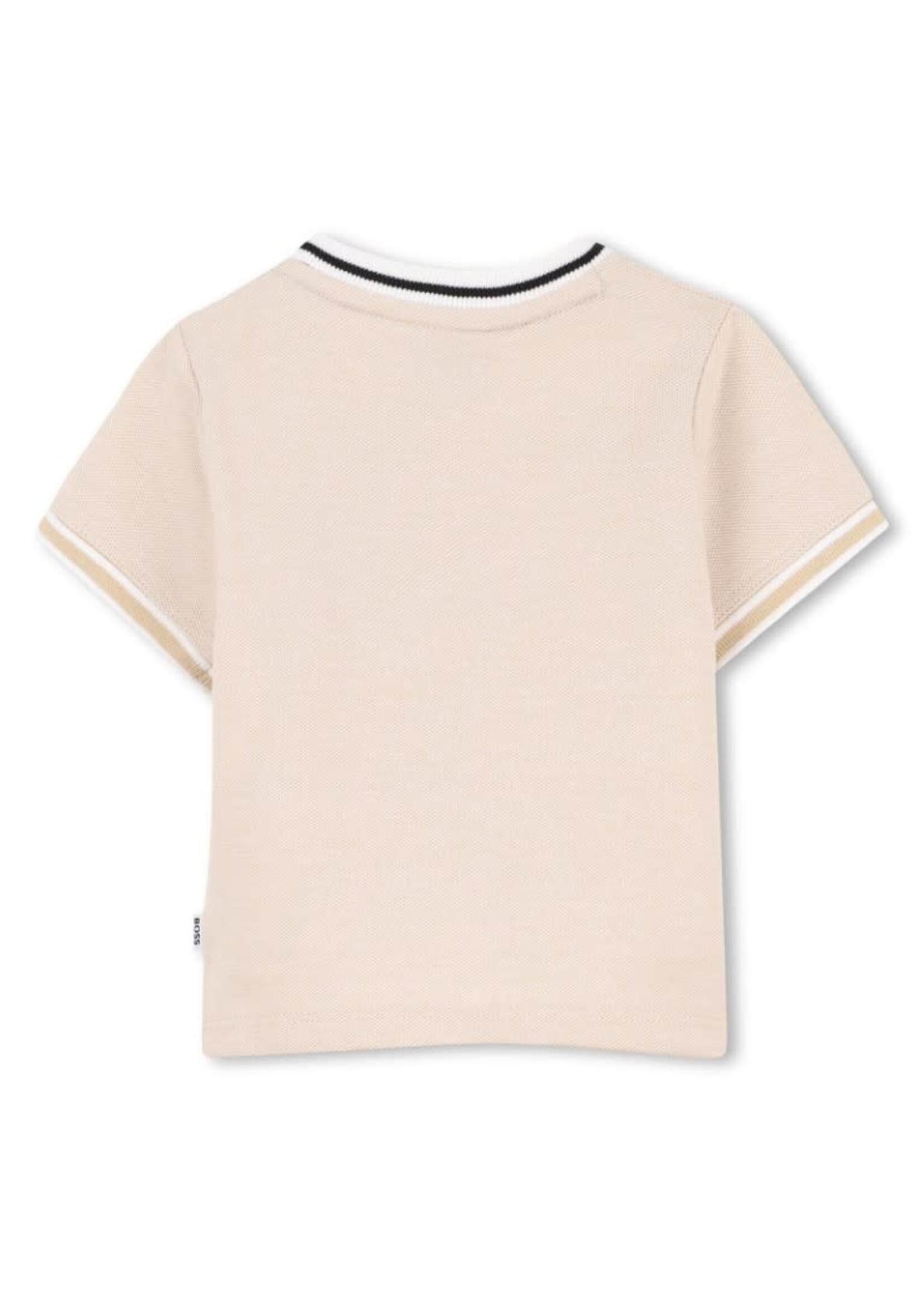Boss Boss T-SHIRT KORTE MOUWEN J52888 BEIGE