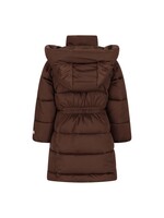 Le Chic Le Chic BLOOM puffy long winter coat C607-5210 Chocolate Chip