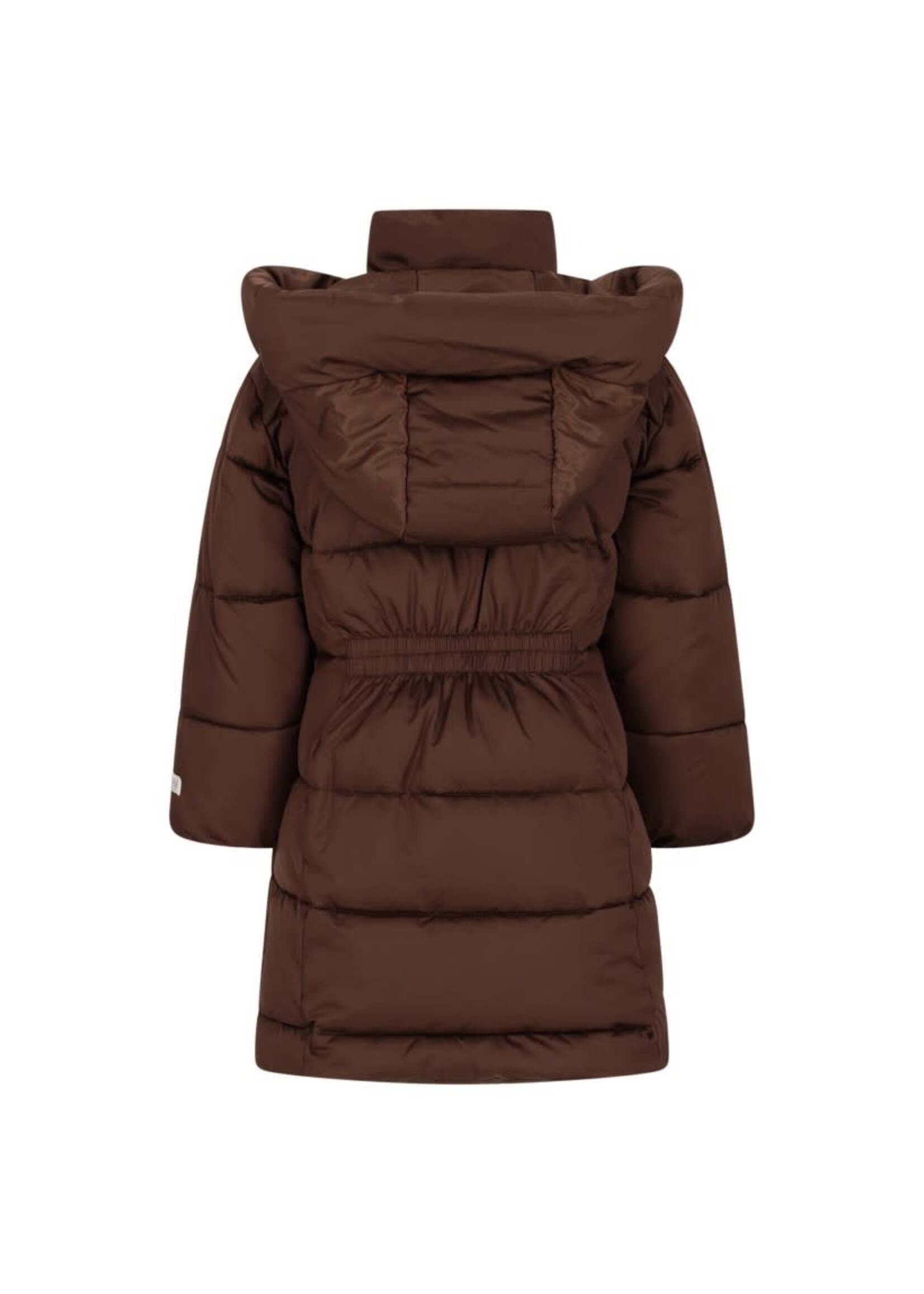 Le Chic Le Chic BLOOM puffy long winter coat C607-5210 Chocolate Chip
