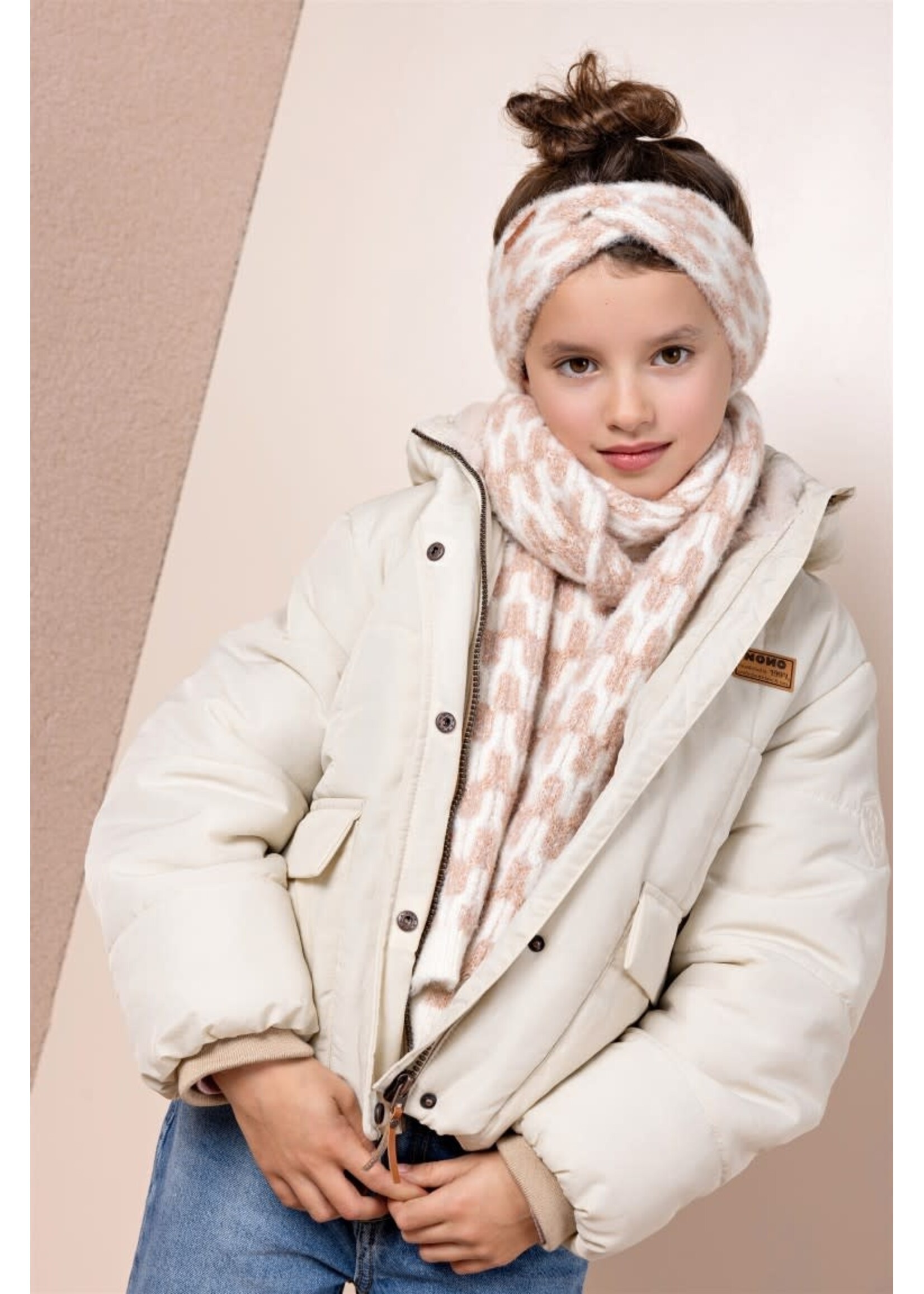 NoNo NoNo Backy Short hooded Girls Winterjacket N607-5200 Pearled Ivory