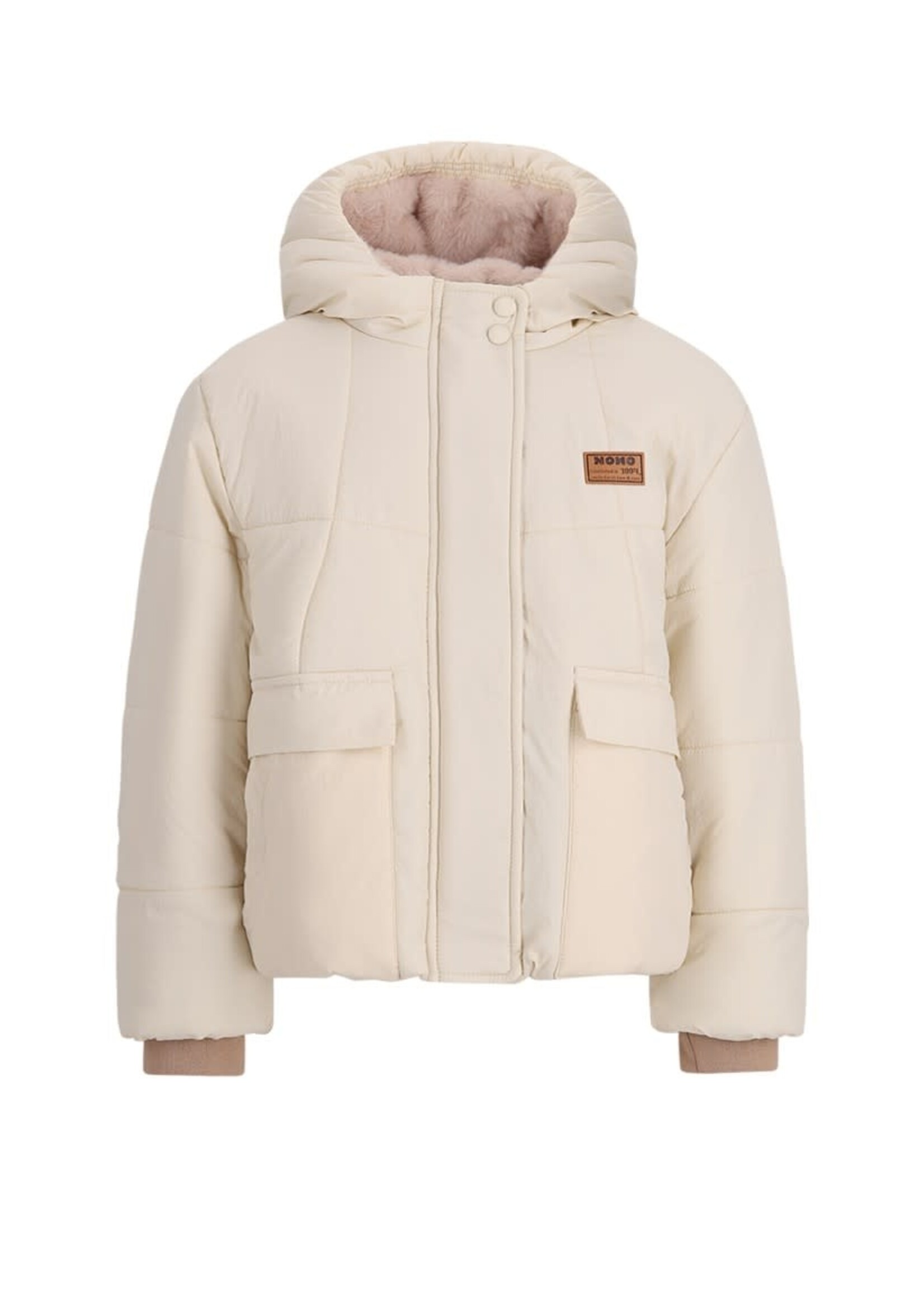 NoNo NoNo Backy Short hooded Girls Winterjacket N607-5200 Pearled Ivory