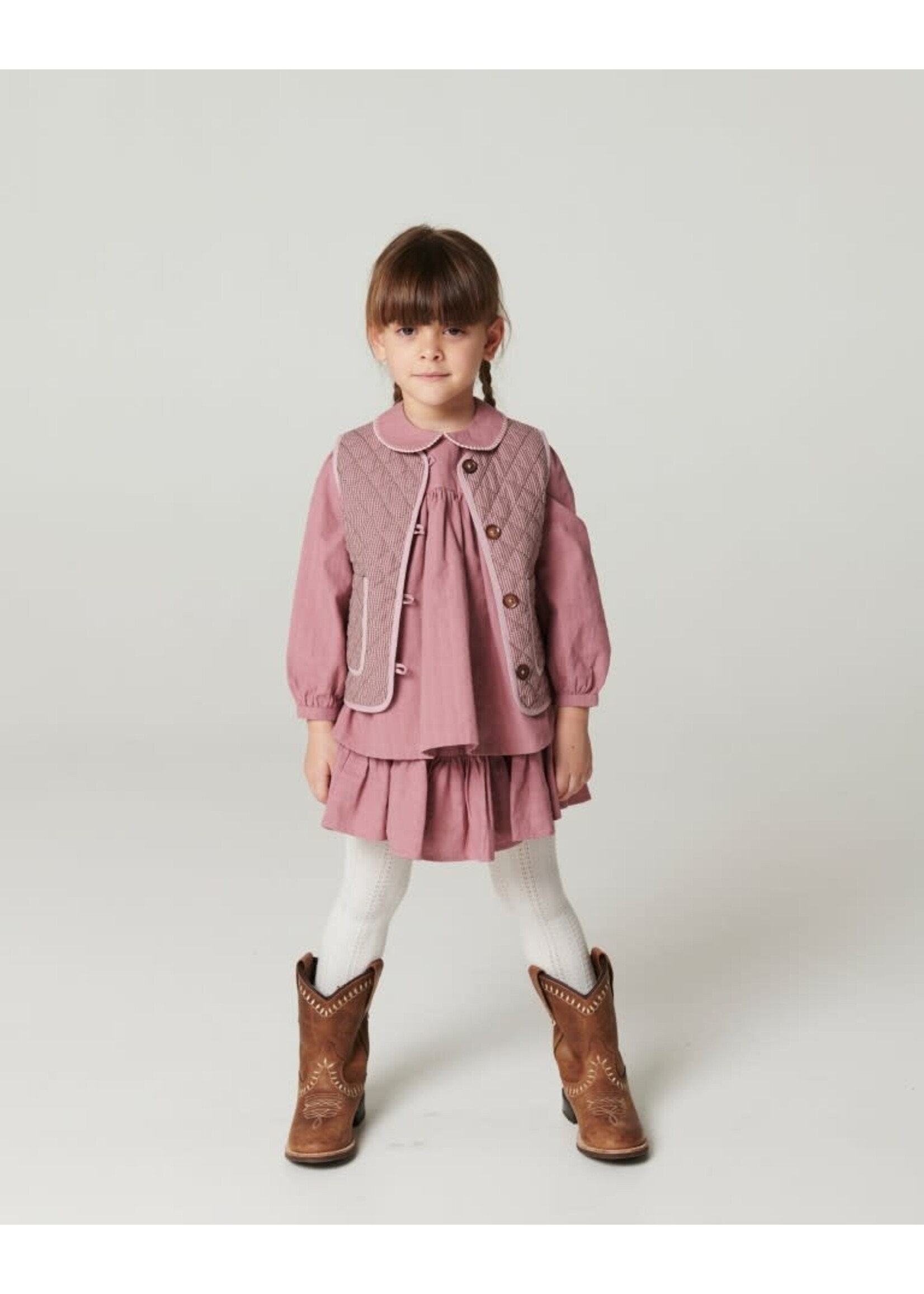 Copenhagen Colors Copenhagen Colors Flared Skirt w. Integrated Bloomers Winter Rose 262-230-401