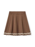 Copenhagen Colors Copenhagen Colors Knitted Tennis Skirt Walnut Comb. 241-000-401-1